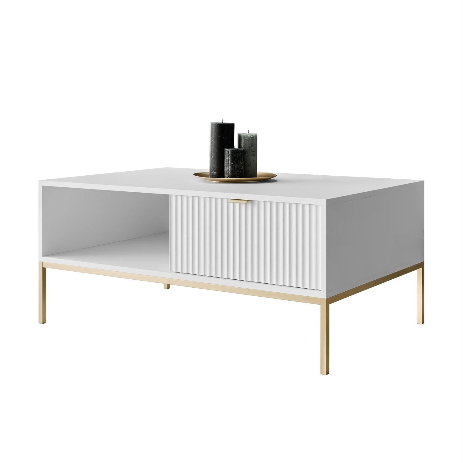 Lookway Couchtisch CORTADO GOLD L-104 mit günstig online kaufen