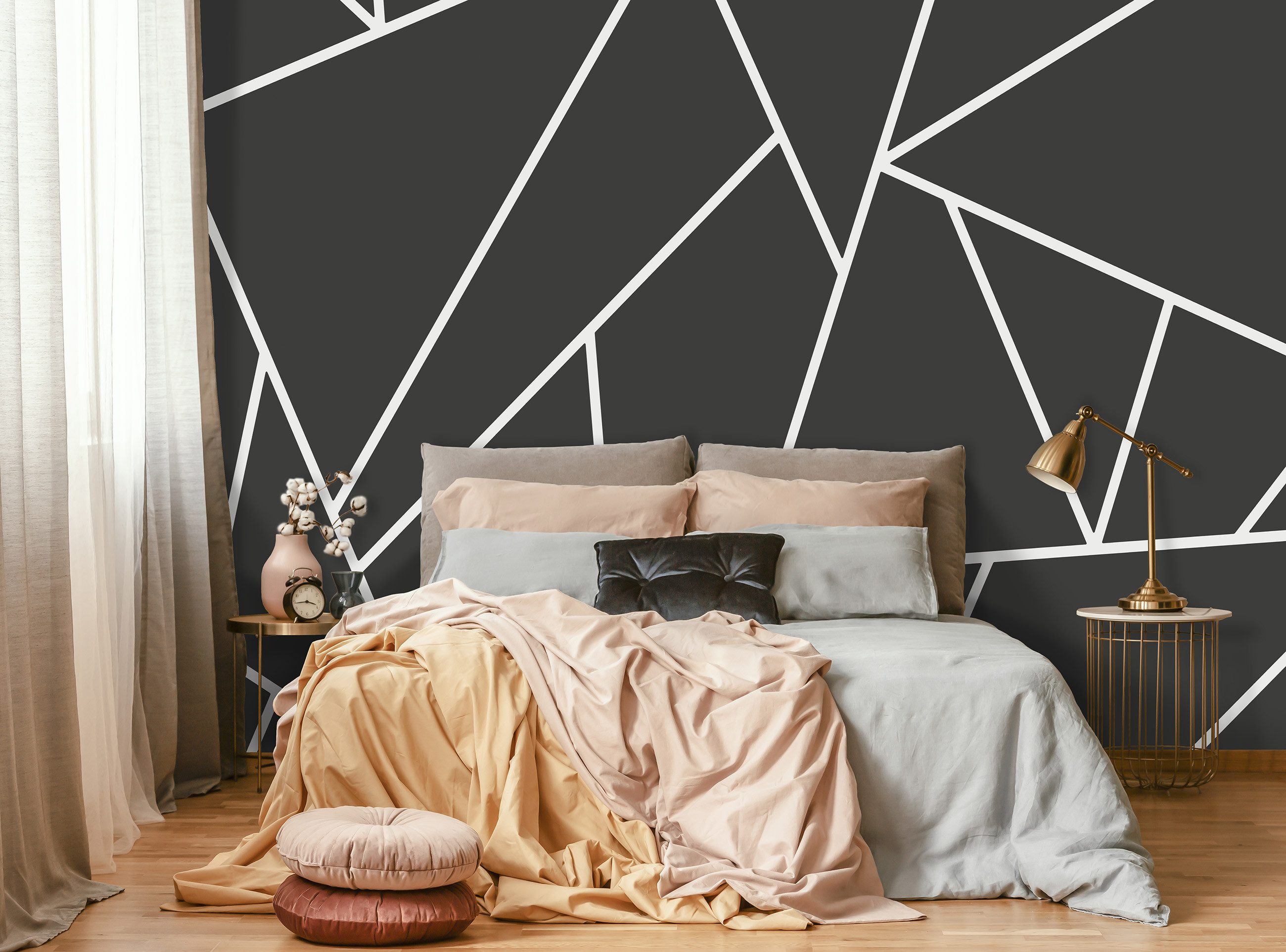 Wallarena Fototapete Abstrakt Geometrie Vlies Tapete günstig online kaufen