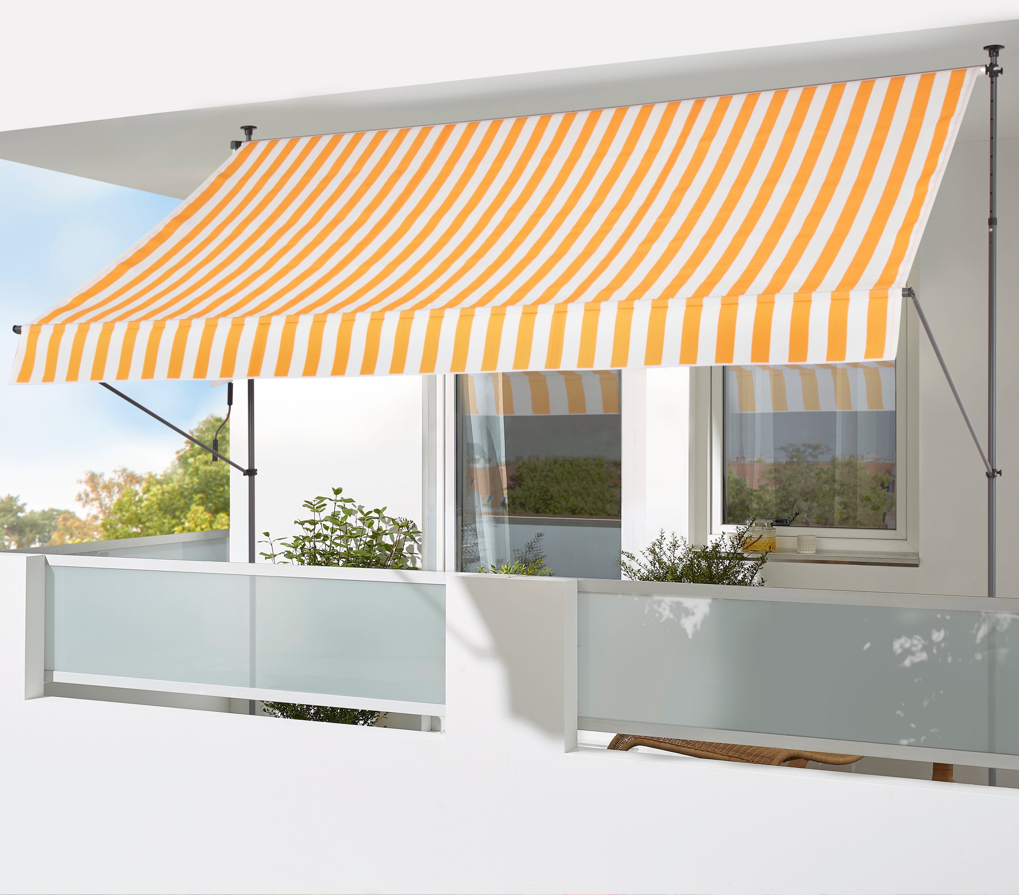 KONIFERA Klemmmarkise Breite/Ausfall: 250/150 cm günstig online kaufen