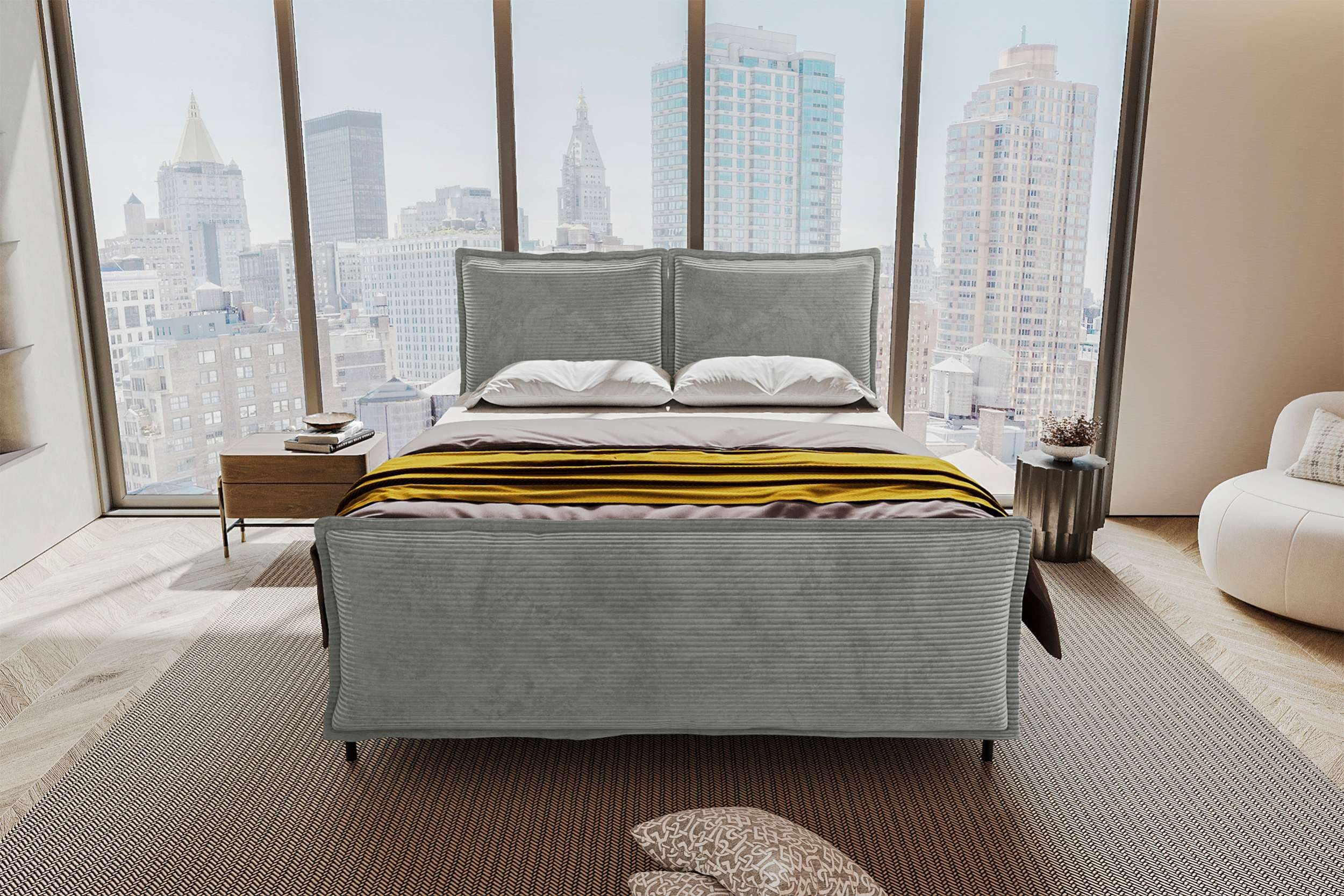 99rooms Boxspringbett Vero (Schlafzimmerbett, Bett), 140/160/180/200x200 cm günstig online kaufen