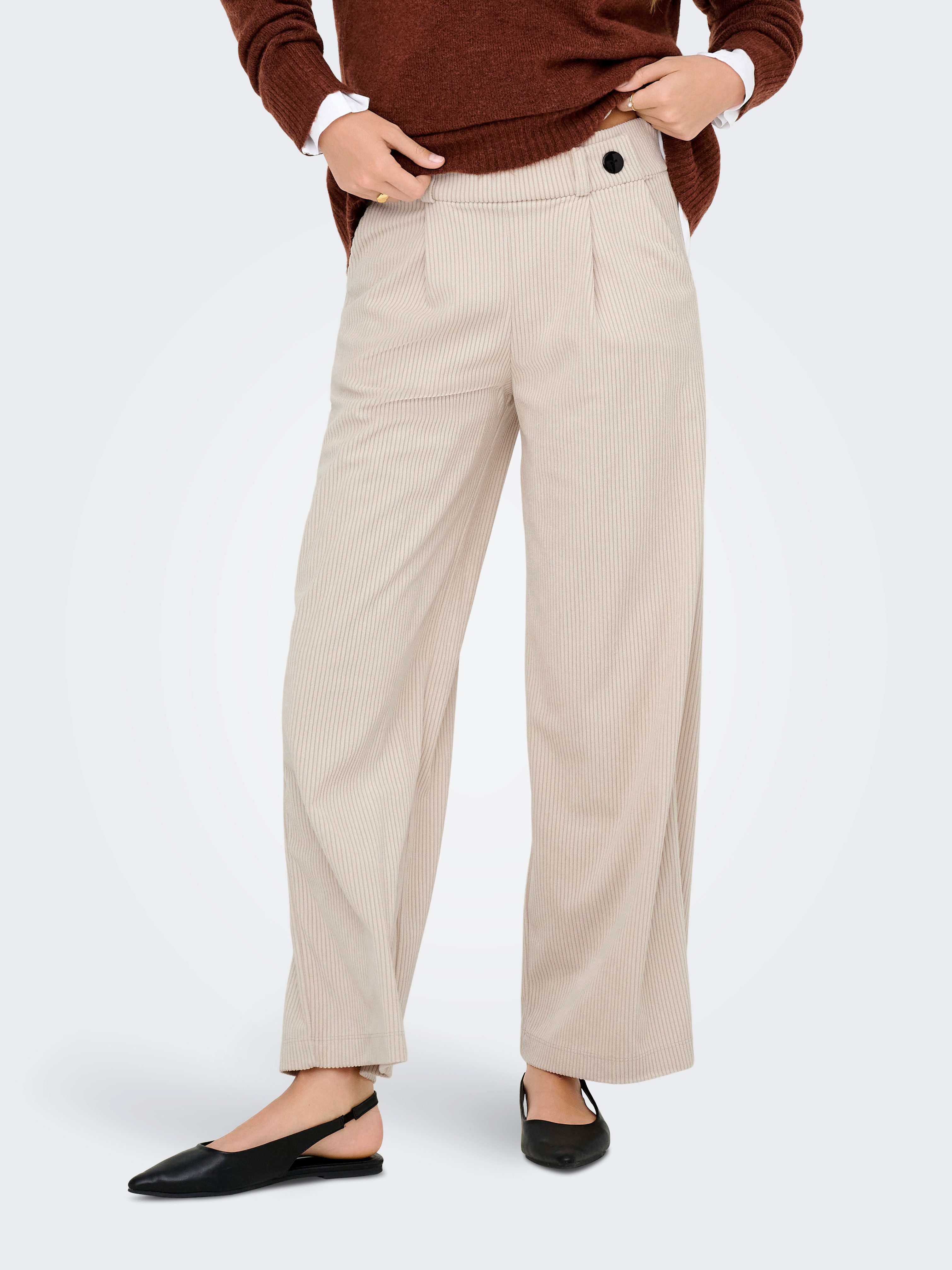 JDY Cordhose JDYGEGGO CORD PANT JRS NOOS Polyester, loose fit