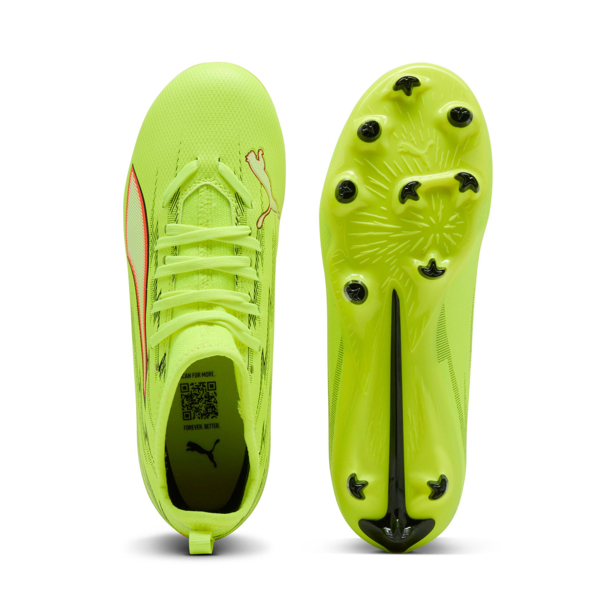 PUMA ULTRA 6 MATCH FG/AG JR Fußballschuh mit Nockenprofil, für festen Halt, atmungsaktives Mesh-Obermaterial