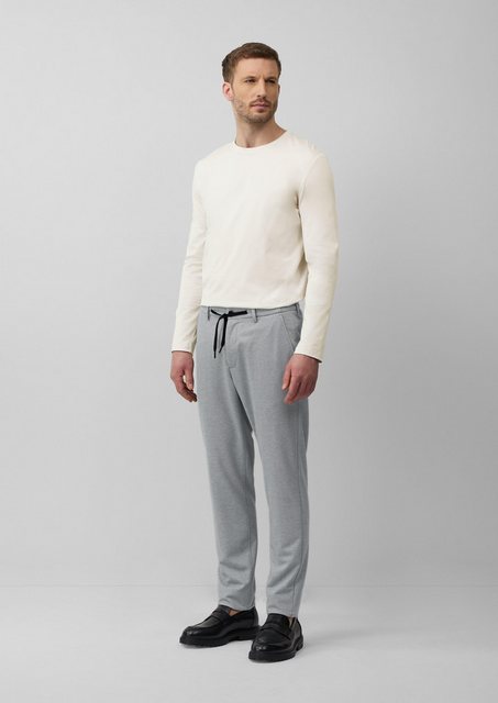 s.Oliver BLACK LABEL Stoffhose s.O JOGG: Anzughose aus zweifarbigem Piqué-J günstig online kaufen