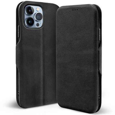 CoolGadget Handyhülle Business Premium Hülle Für iPhone 15 Pro 6,1 Zoll, Handy Tasche mit Kartenfach für Apple iPhone 15 Pro Schutzhülle