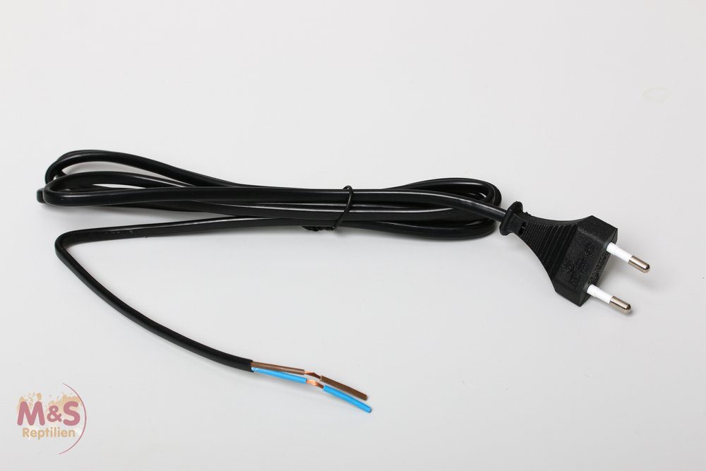 Terrarium Netzzuleitung 2 m (Achtung: nicht für Heizelemente/Terraristik zu ge