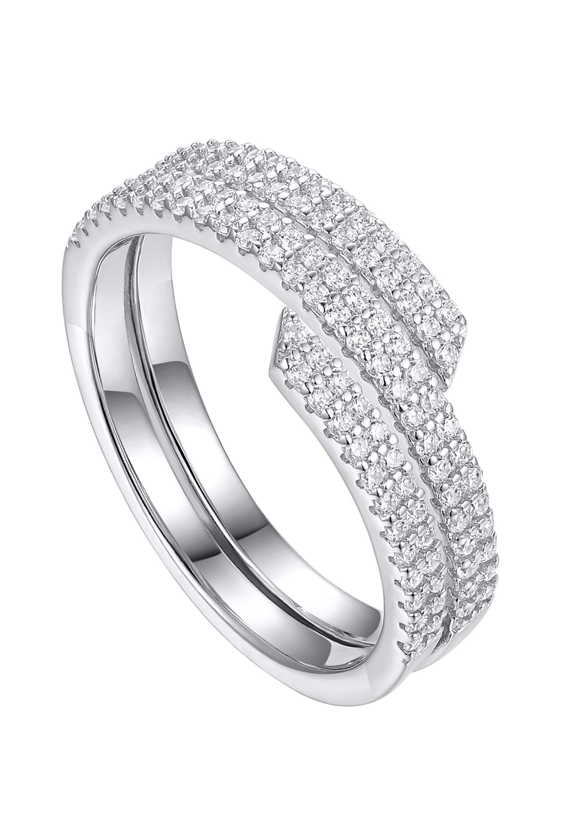 NANA KAY Fingerring Glamour Girl, mit farblosem Stein