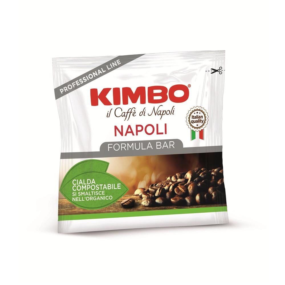 Kimbo Kaffee NAPOLI 44mm ESE Pads 100 Stück Kaffeepads, 1 x 100 St., kräftig, intensiv, vollmundig