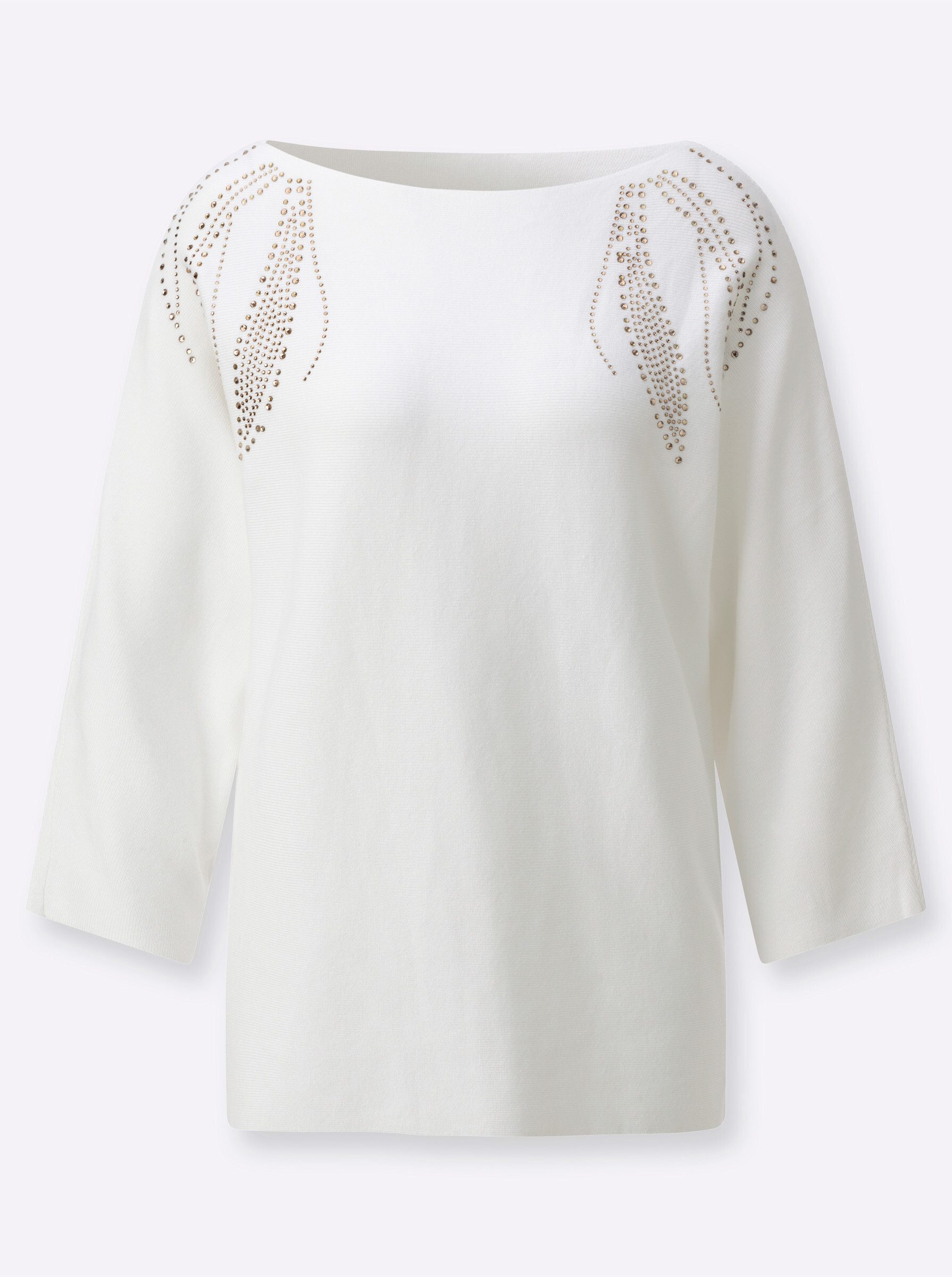 creation L Strickpullover Lyocell-Viskose-Pullover 3/4-Arm