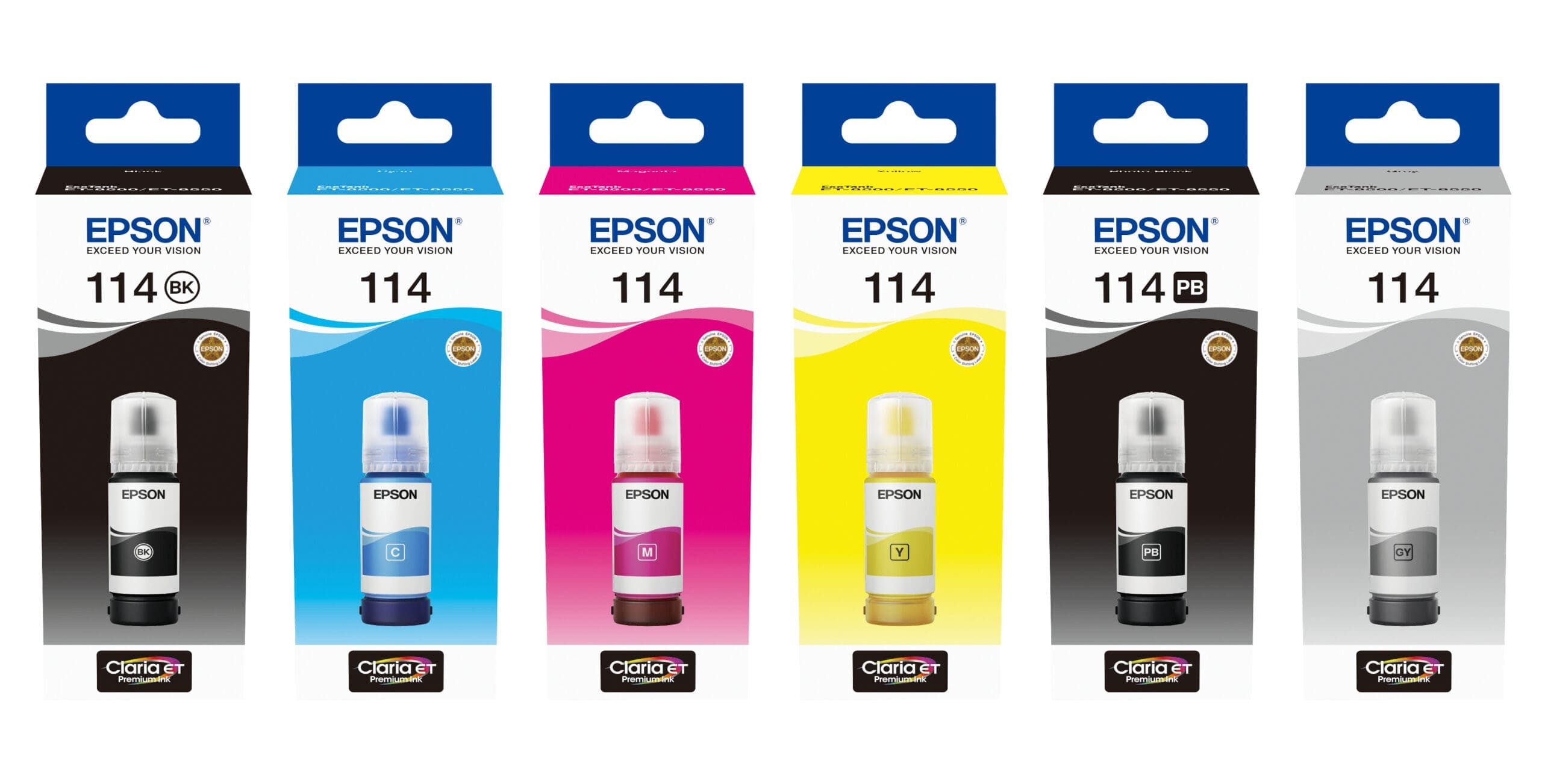 Epson Tintenflasche 114 Grau (ca. 70ml) Tintenpatrone