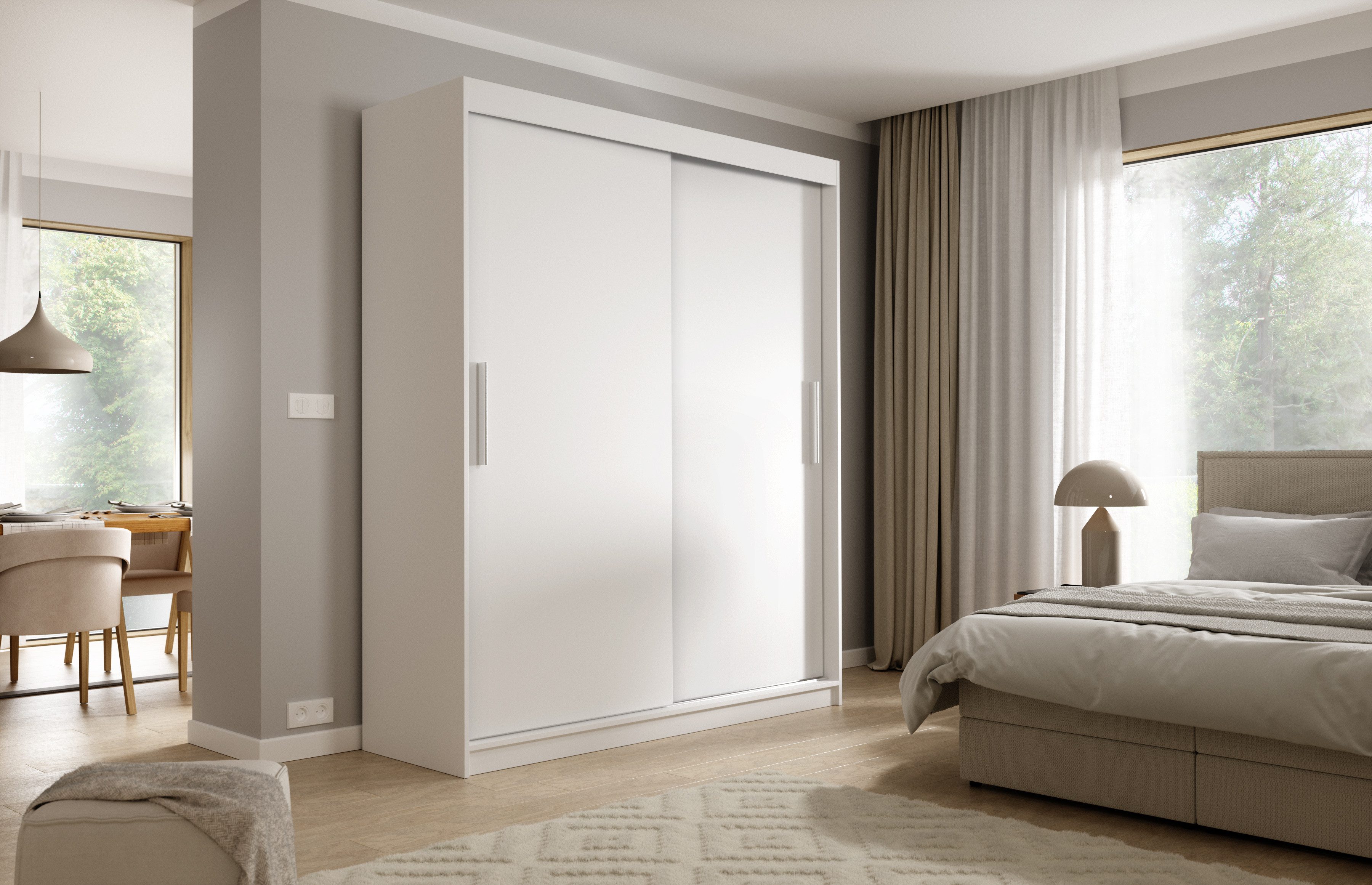 Beautysofa Kleiderschrank KATRINA Breite: 180 cm günstig online kaufen