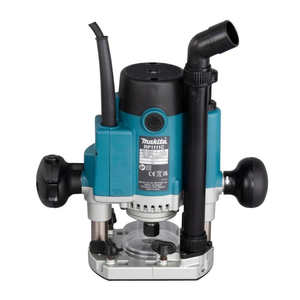 Makita Oberfräse Makita Oberfräse RP1111CJFA, (1.100 Watt, MAKPAC | Tellerschleifmaschinen