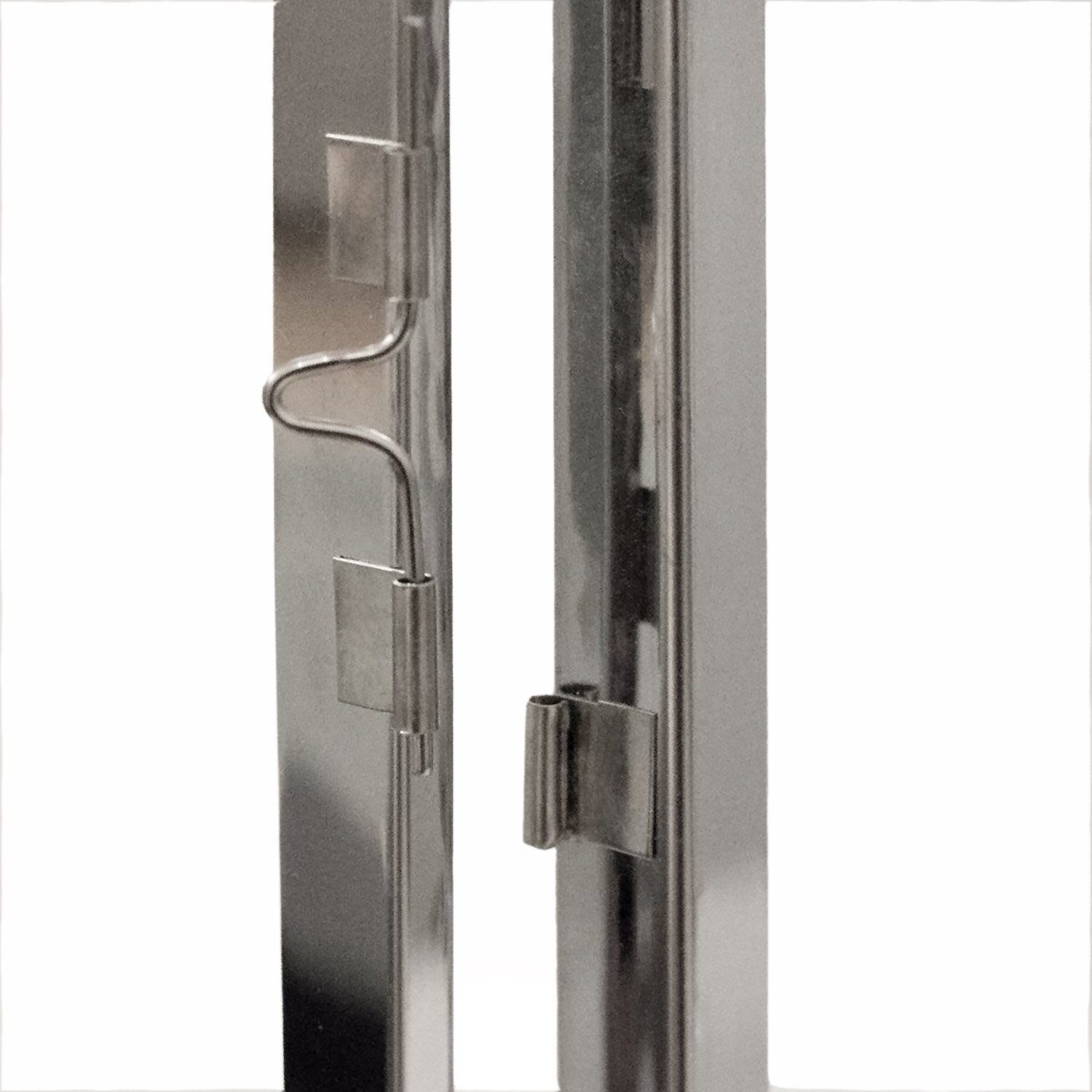 Mojawo Laterne 2er Edelstahl-Laterne Stalllaterne Gartenlaterne Windlicht 3 günstig online kaufen