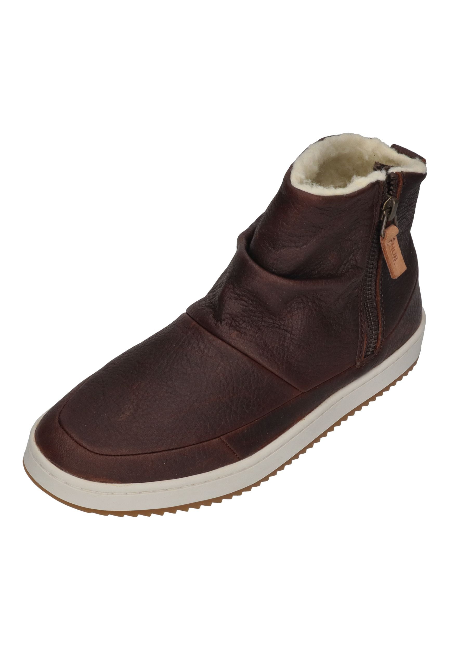 HUB RIDGE L30 Stiefelette Brown Off White Dark Gum