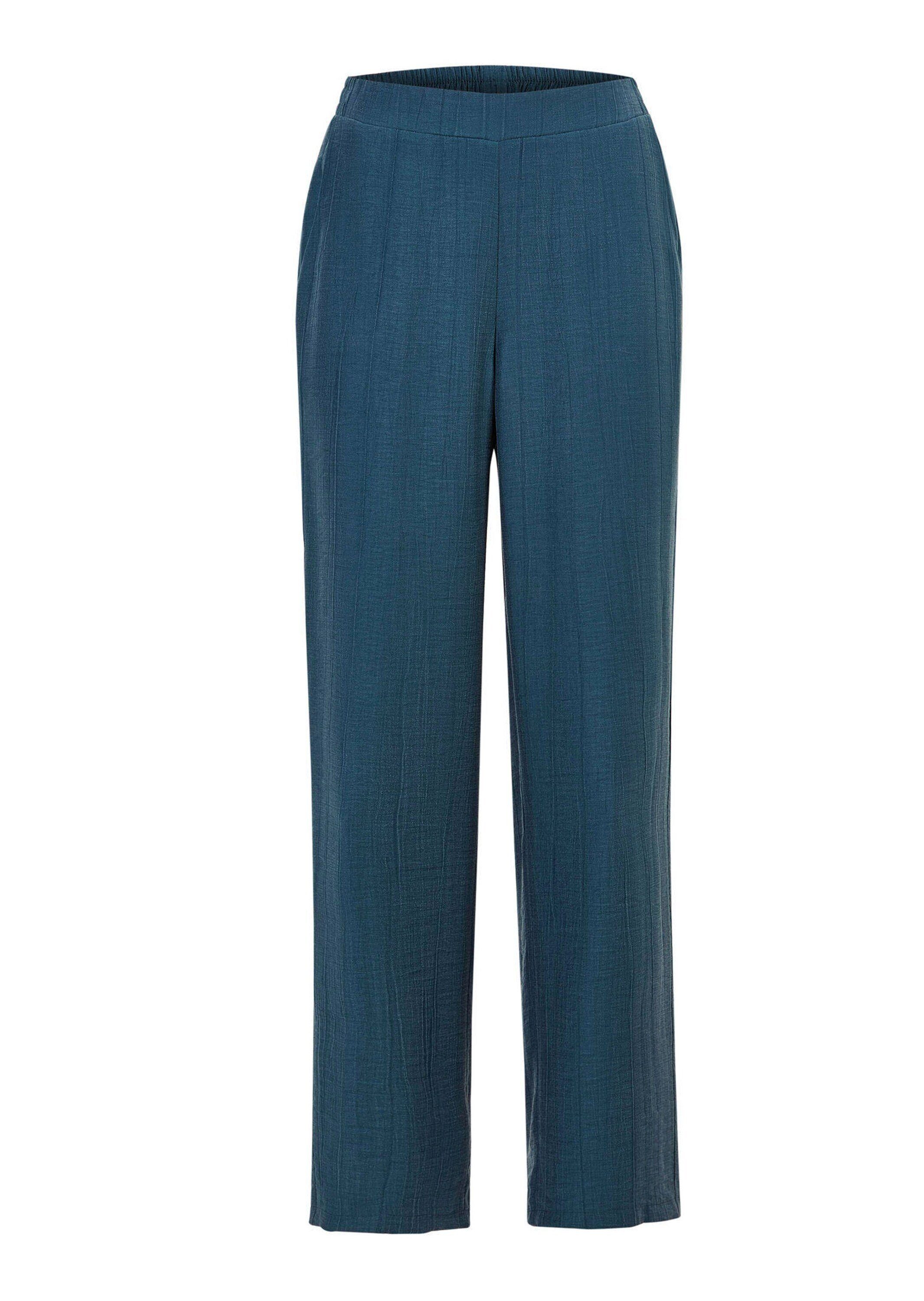 Schlupfhose Kurzgröße: Elegante Stoffhose mit Teildehnbund