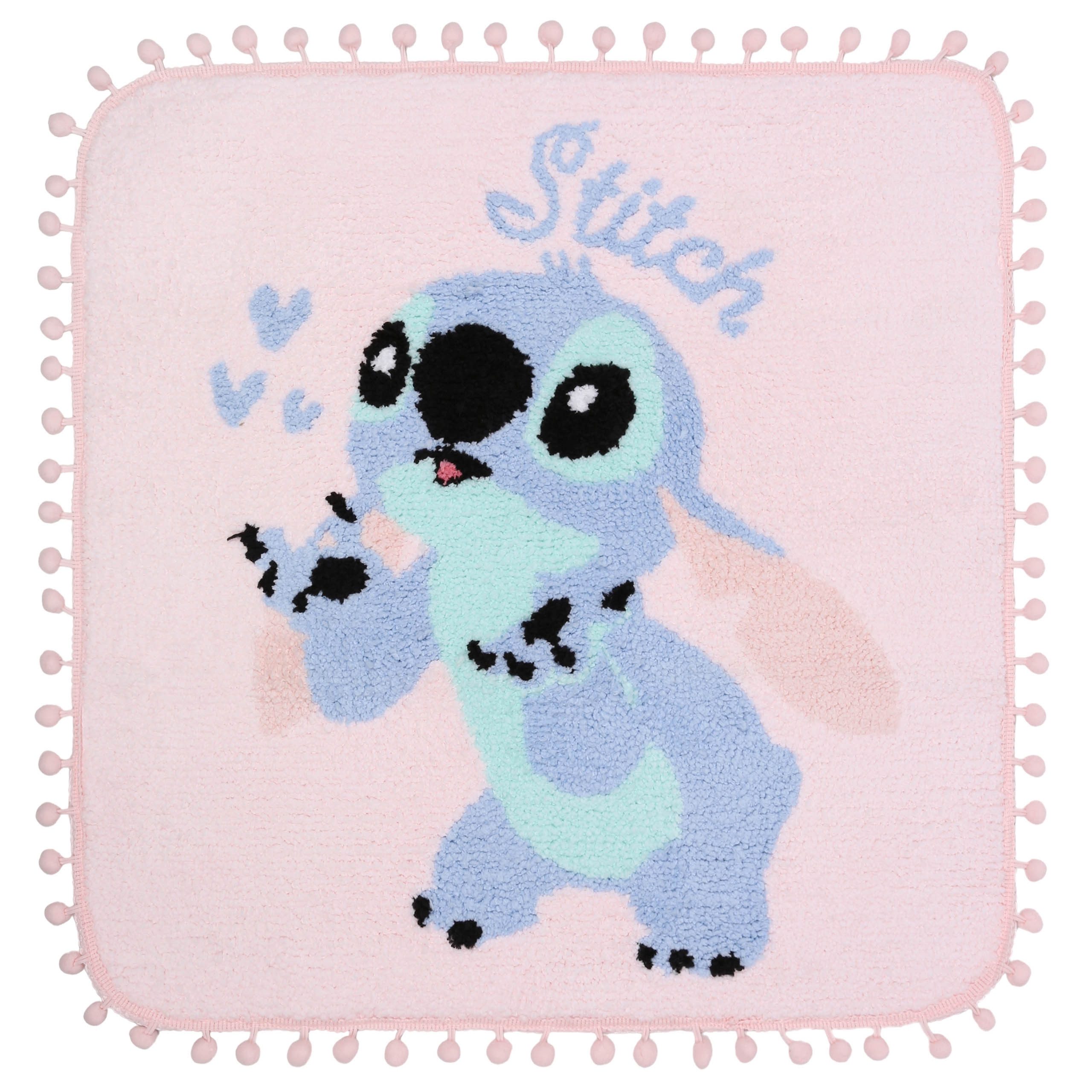 Disney Läufer DISNEY Stitch Quadratischer Teppich, rosa, rutschfest 60x60cm