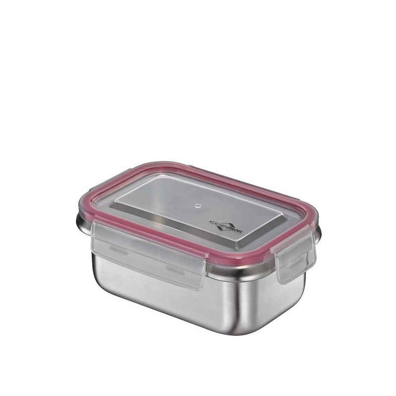 Neuetischkultur Lunchbox Lunchbox, Vorratsbox Metall, Edelstahl/Kunststoff, (Stück, 1-tlg., 1 Lunchbox Vorratsdose)