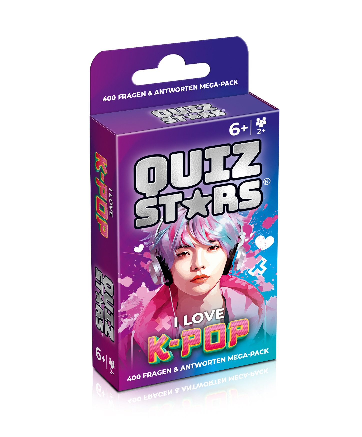 Gomazing Spiel Quizstars - I love K-POP, Kartenspiel, 400 Fragen und Antworten
