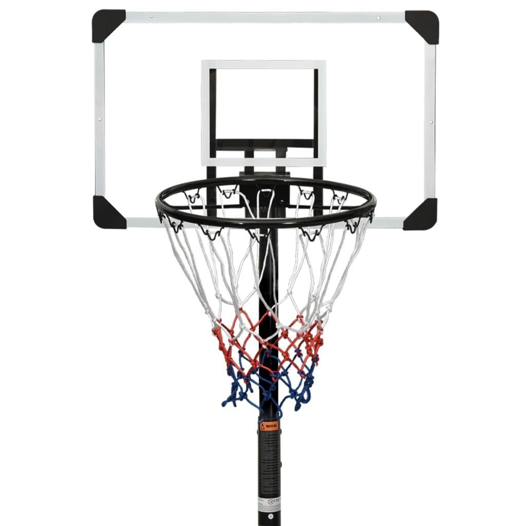 cm Basketballkorb Basketballständer Polycarbonat vidaXL Transparent 216-250