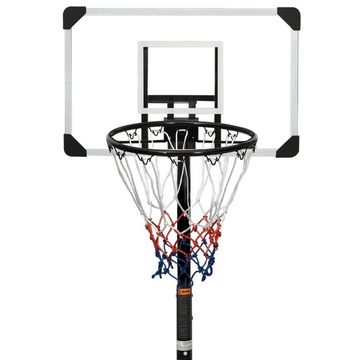 vidaXL Basketballkorb Basketballständer Transparent 216-250 cm Polycarbonat