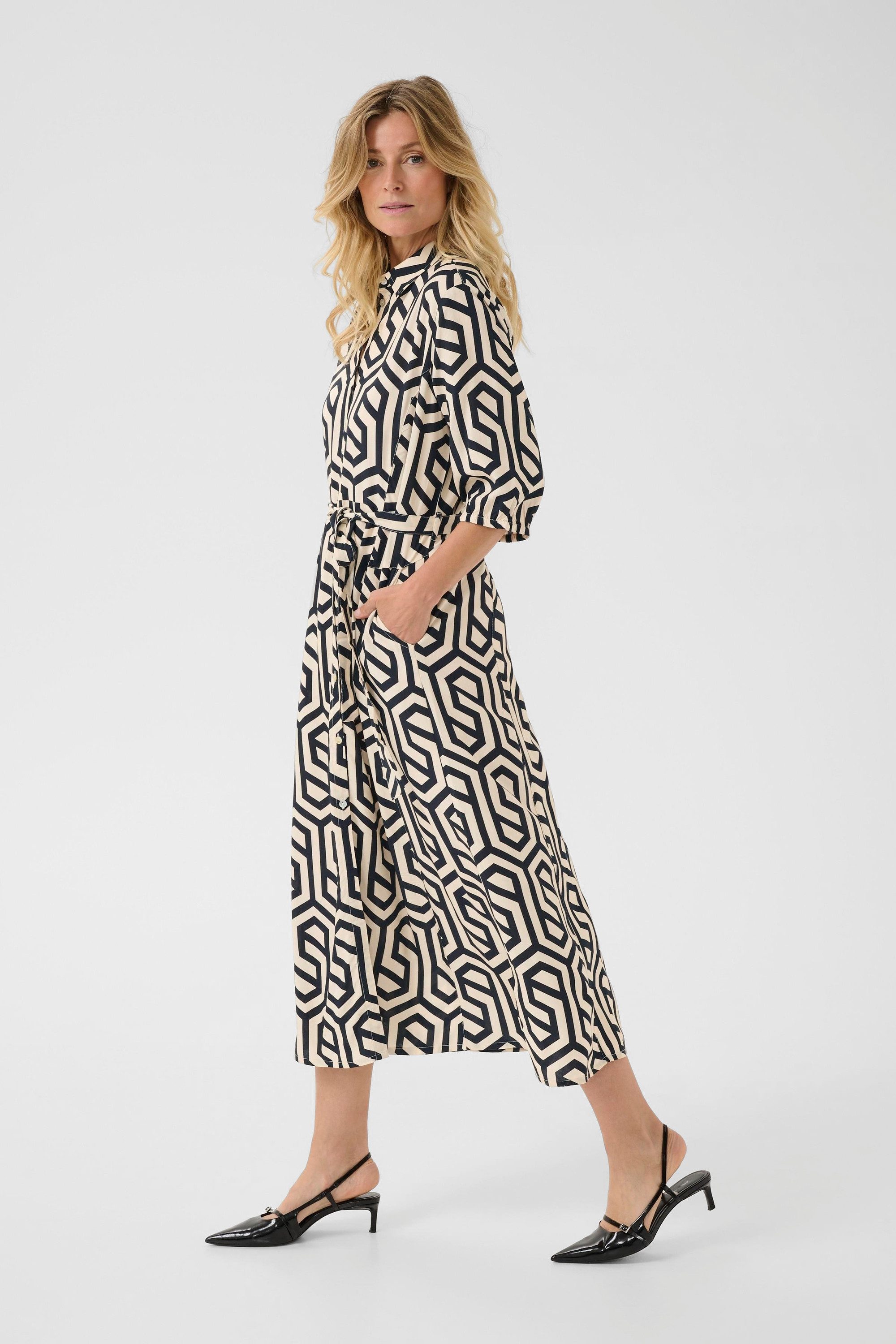 Cream Blusenkleid Kleid CRTiah