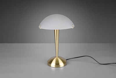 TRIO Leuchten Schreibtischlampe »Pilz«, Leuchtmittel wechselbar, E14 Tischleuchte mit 4-Stufen Touchdimmer