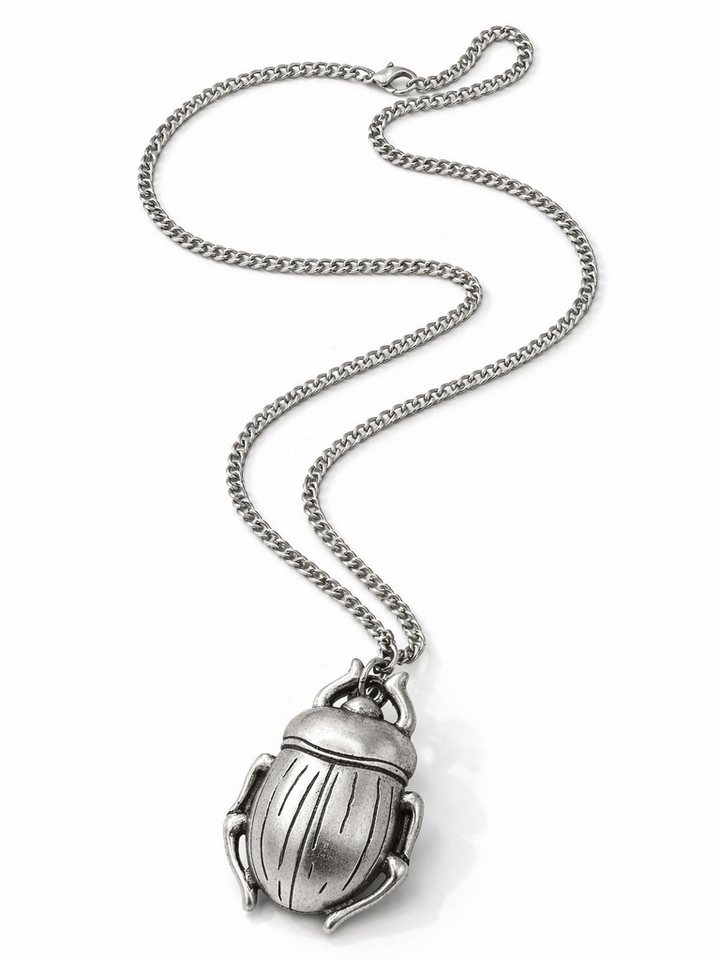 COLLEZIONE ALESSANDRO Lange Kette Ägypten, mit XL Skarabäus Anhänger