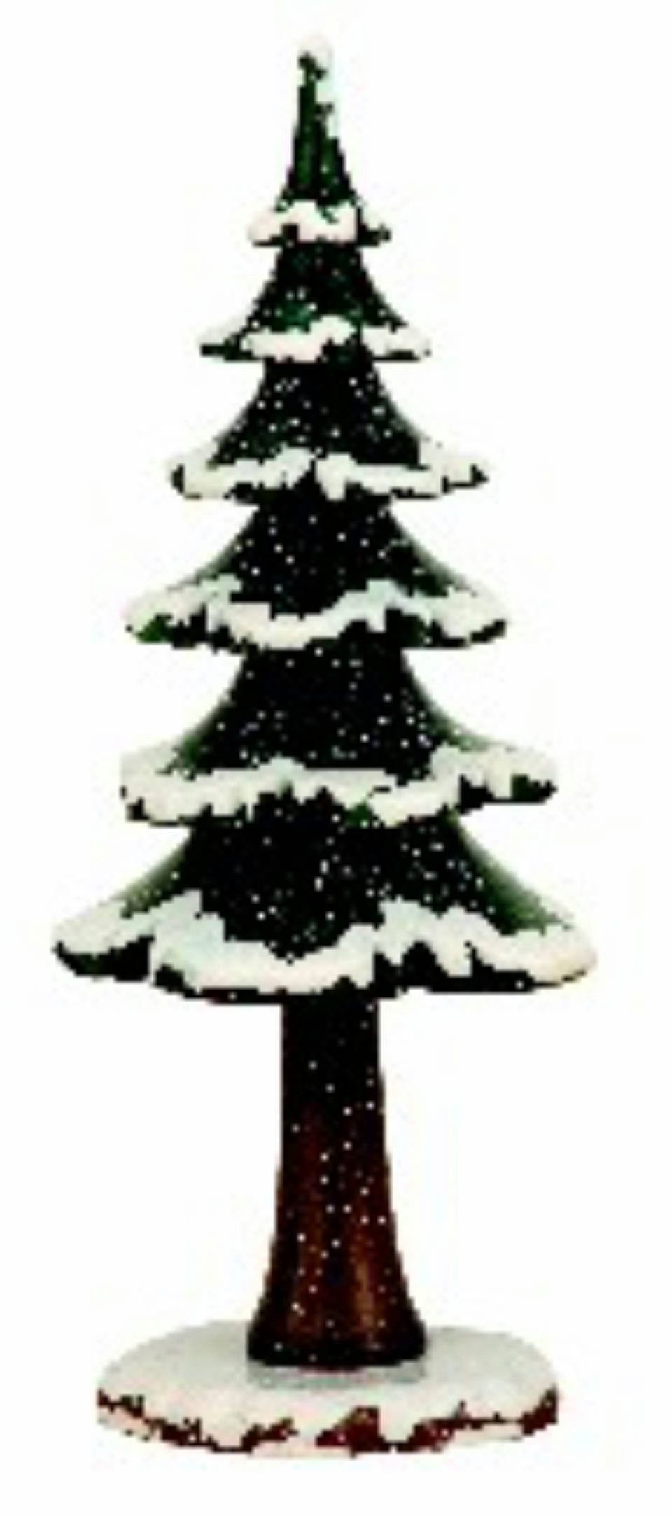 Hubrig Volkskunst Zschorlau Erzgebirge Sammelfigur Hubrig Winterkinder Winterbaum groß