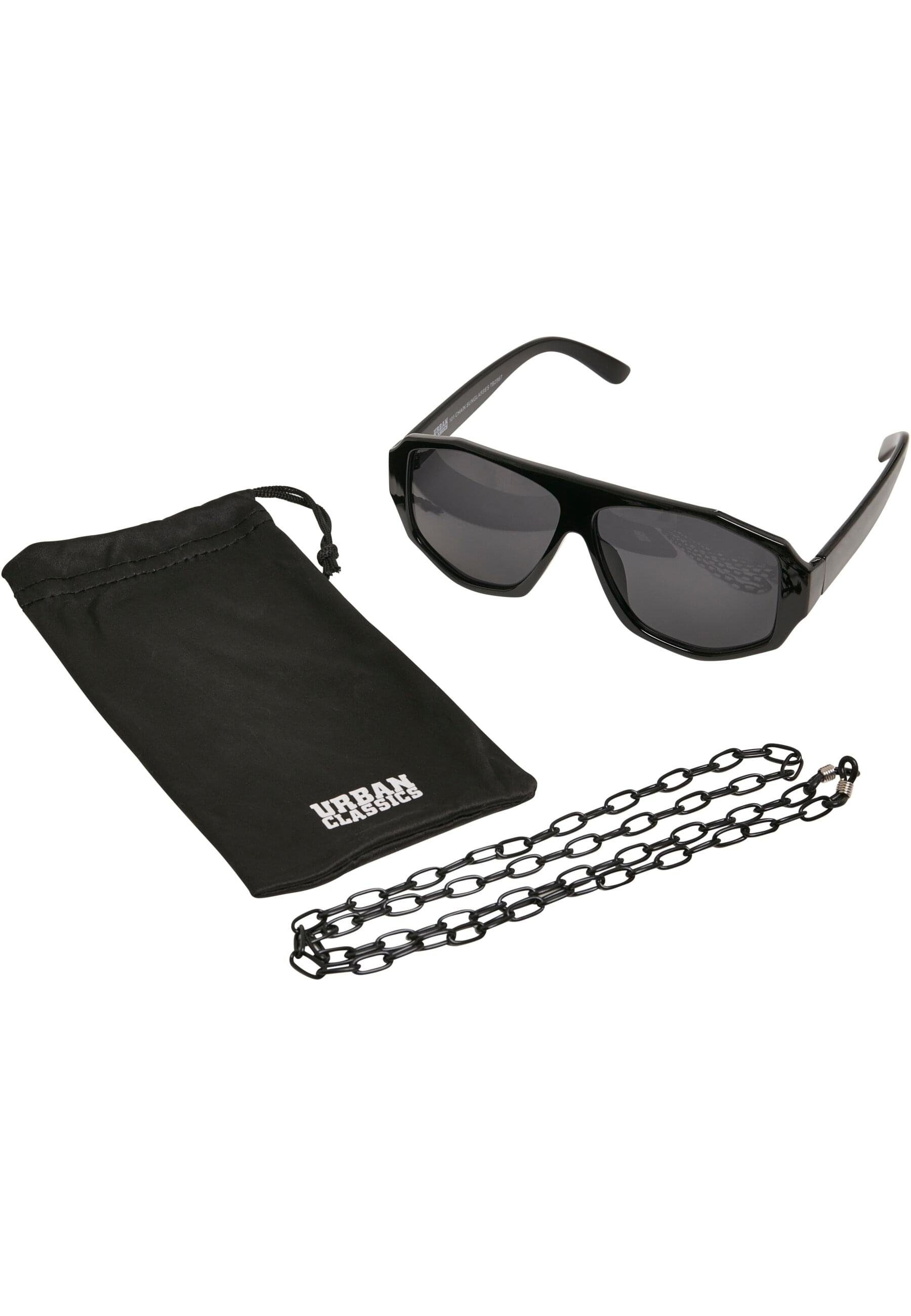 URBAN CLASSICS Sonnenbrille Unisex 101 Chain Chain black/black TB2567 Sunglasses 101