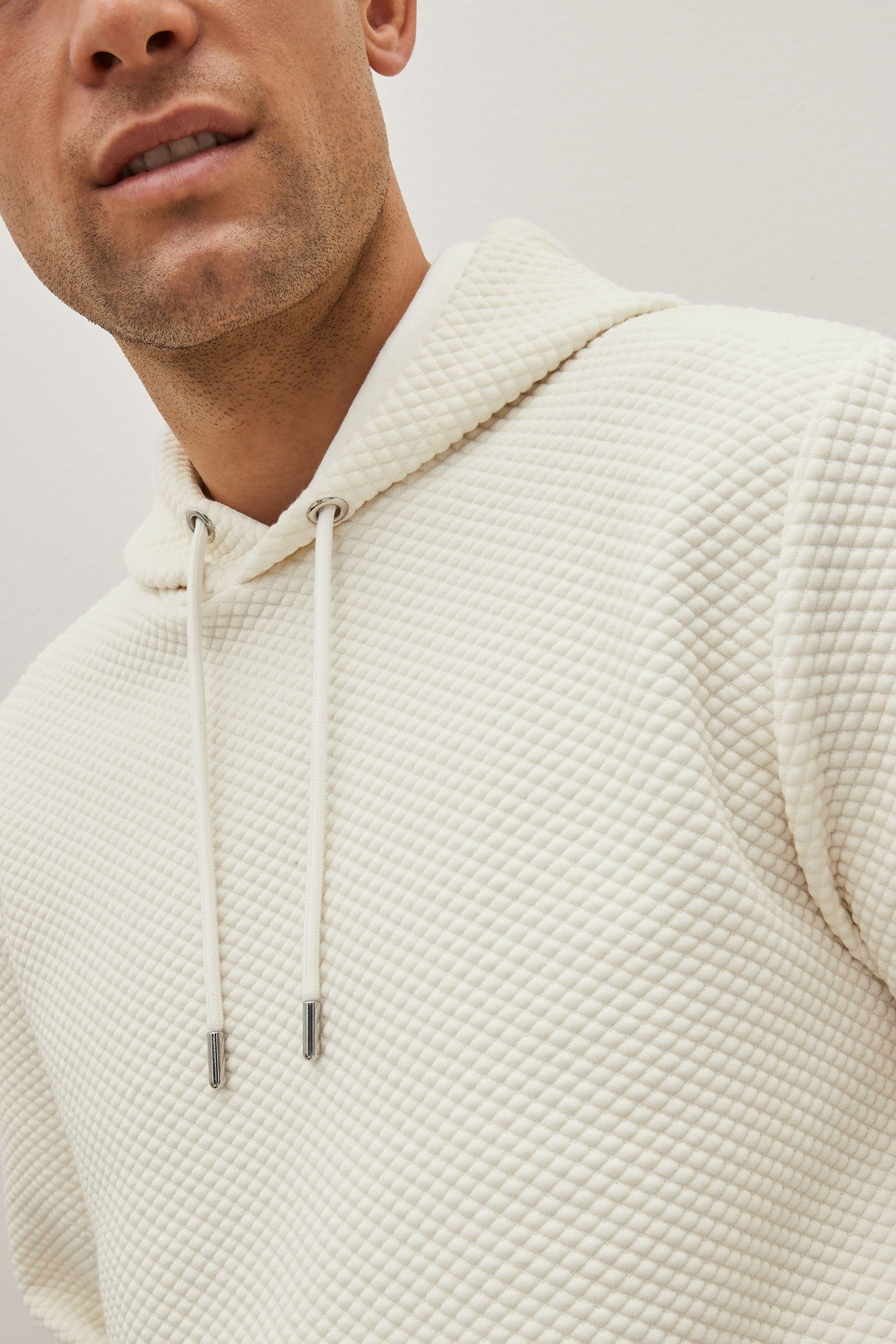 Next Kapuzensweatshirt Premium Strukturierter Kapuzenpullover (1-tlg)