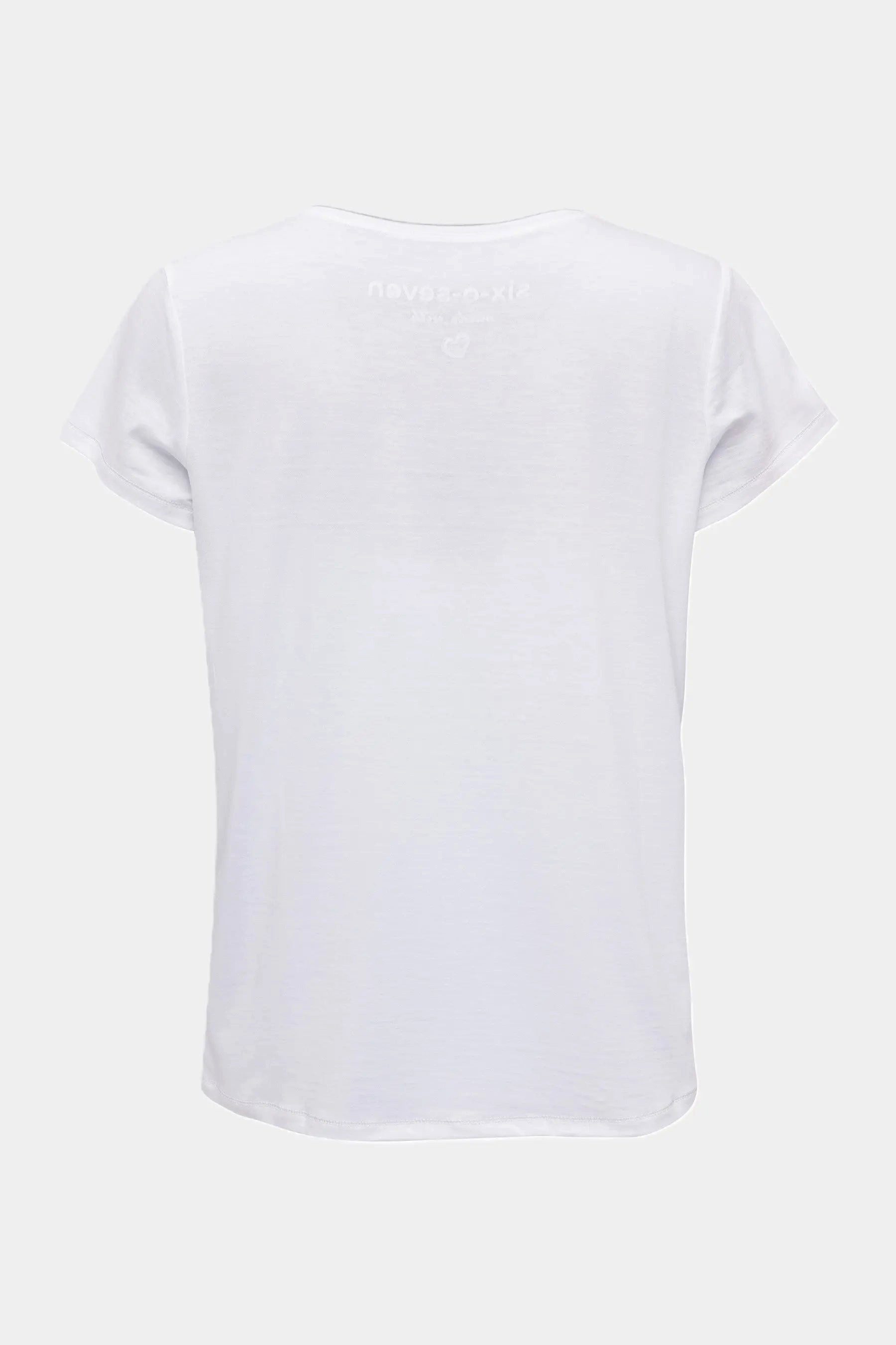 six-o-seven T-Shirt Six-o-seven T-Shirt mit maritimem Print in WHITE