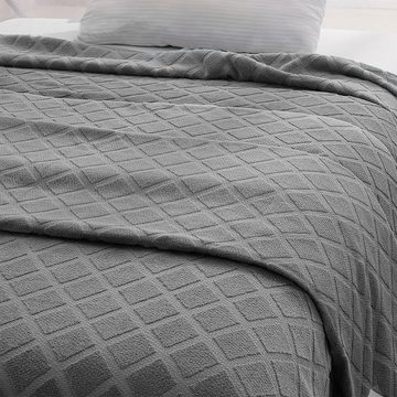 Tagesdecke Frottee Decke, KEAYOO, 150x200 cm Sommer Decke Tagesdecke, Baumwolle Decke