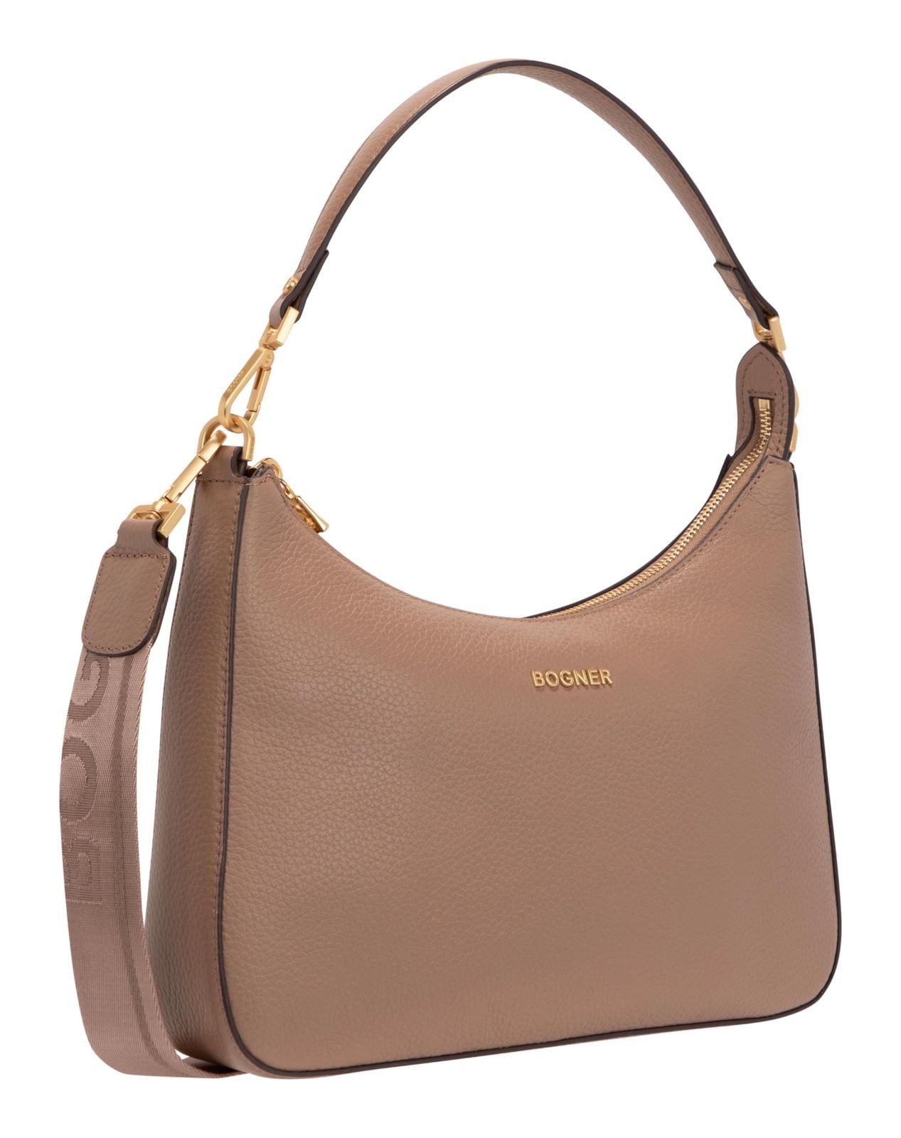 BOGNER Schultertasche Odette Shoulderbag, aus echtem Rindsleder
