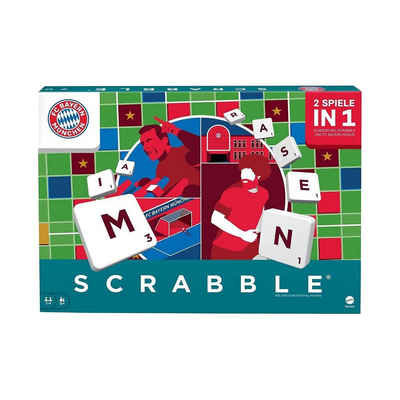 Mattel® Spiel, Mattel HCK88 - Scrabble - FC Bayern München - Geschellschaftsspiel