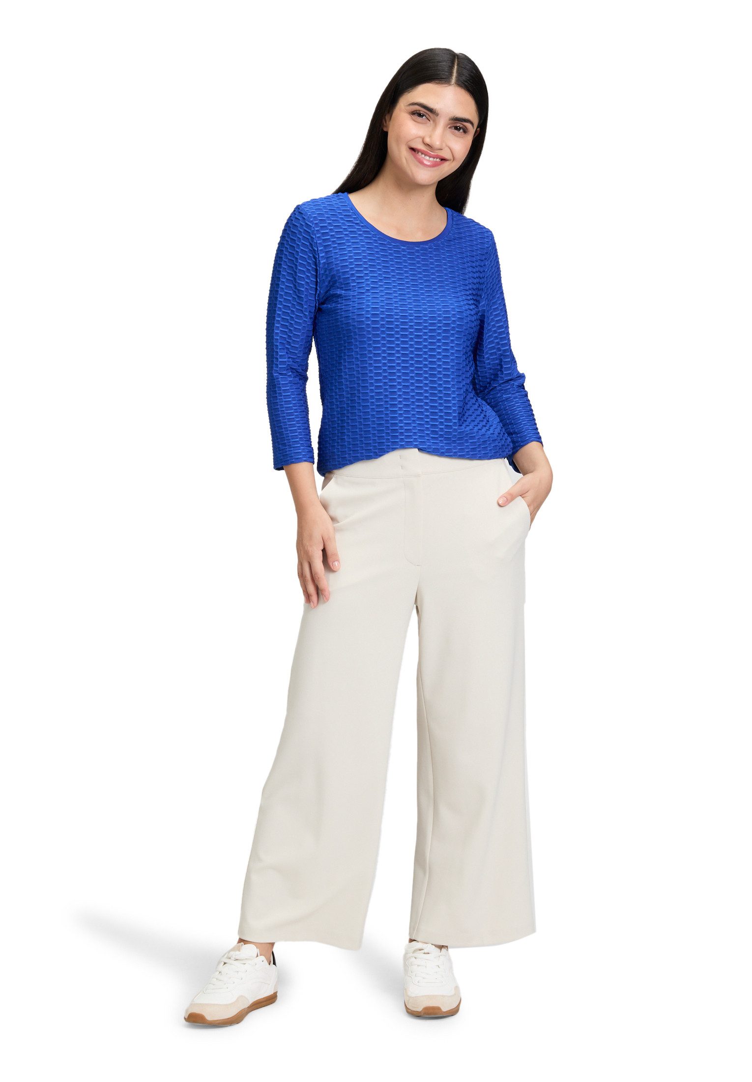 Betty Barclay 3/4-Arm-Shirt Damen mit Rundhalsausschnitt (1-tlg)