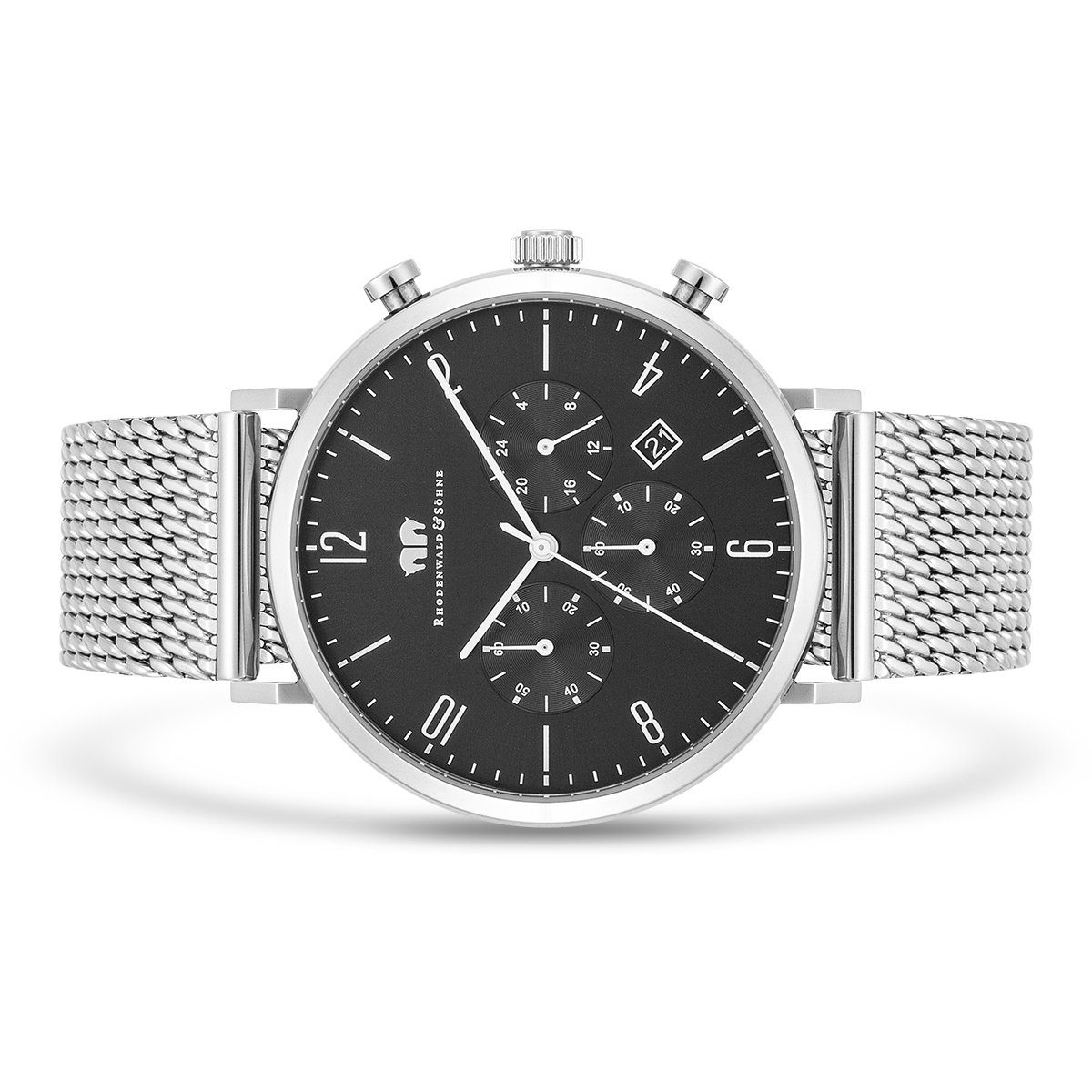 Rhodenwald & Söhne Chronograph Arakon silber Arakon, mit Edelstahl-Armband günstig online kaufen