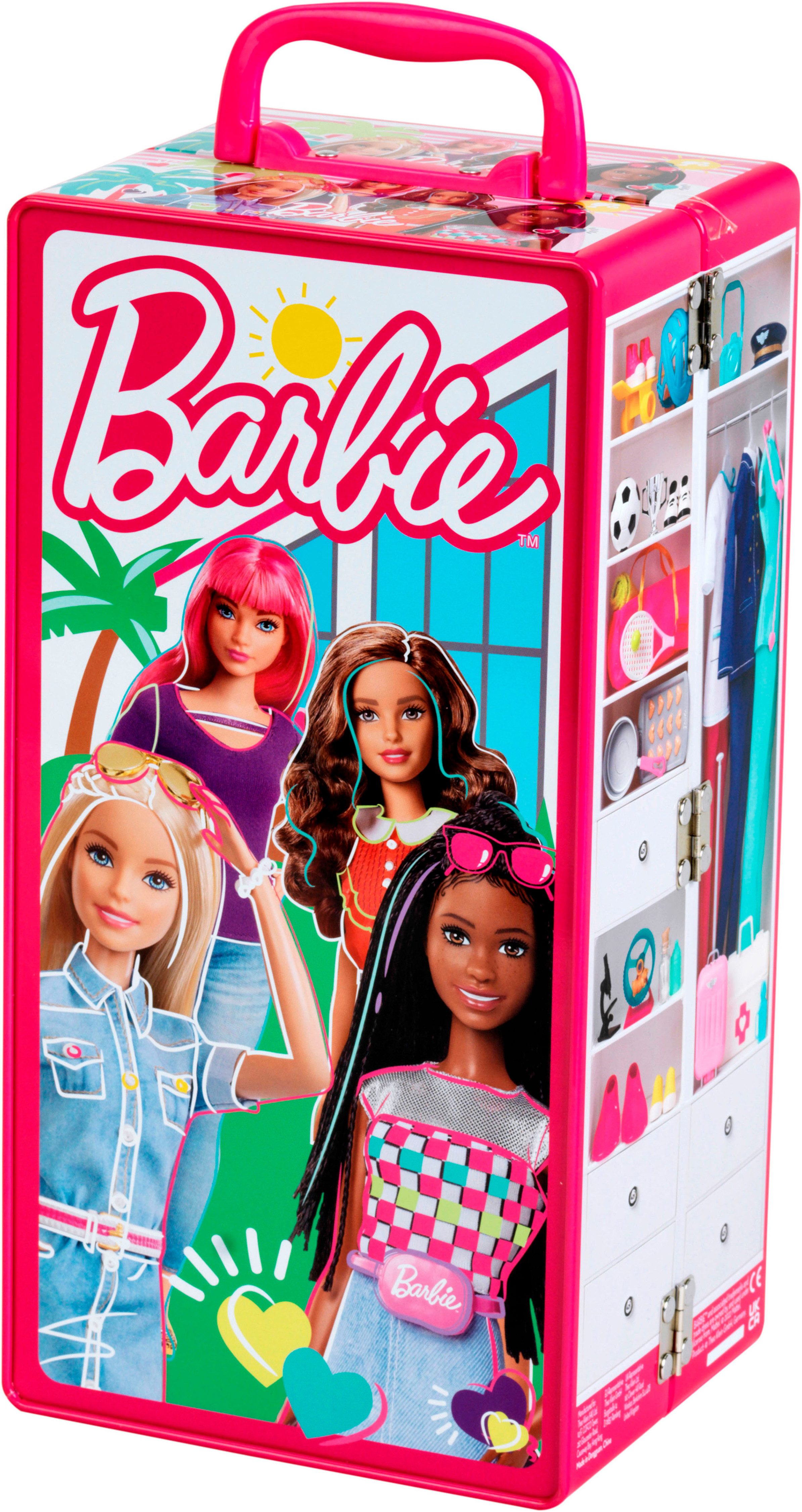 Klein Puppenkleiderschrank Barbie Schrankkoffer günstig online kaufen