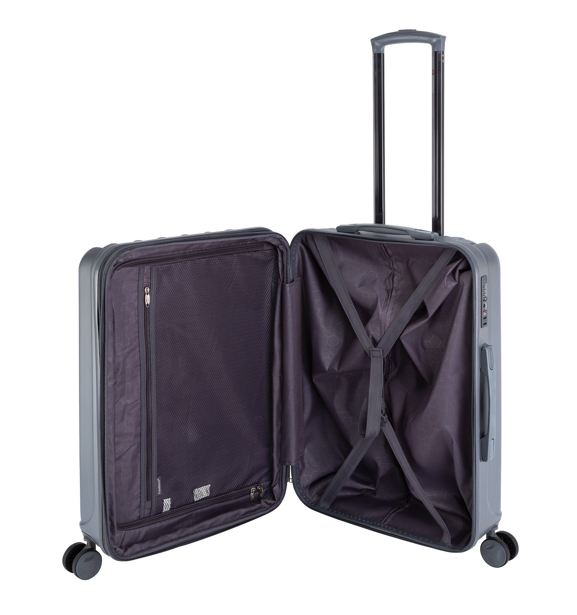 Travelhouse Hartschalen-Trolley Porto, 4 Rollen, Dehnfalte +15% Volumen, ro günstig online kaufen