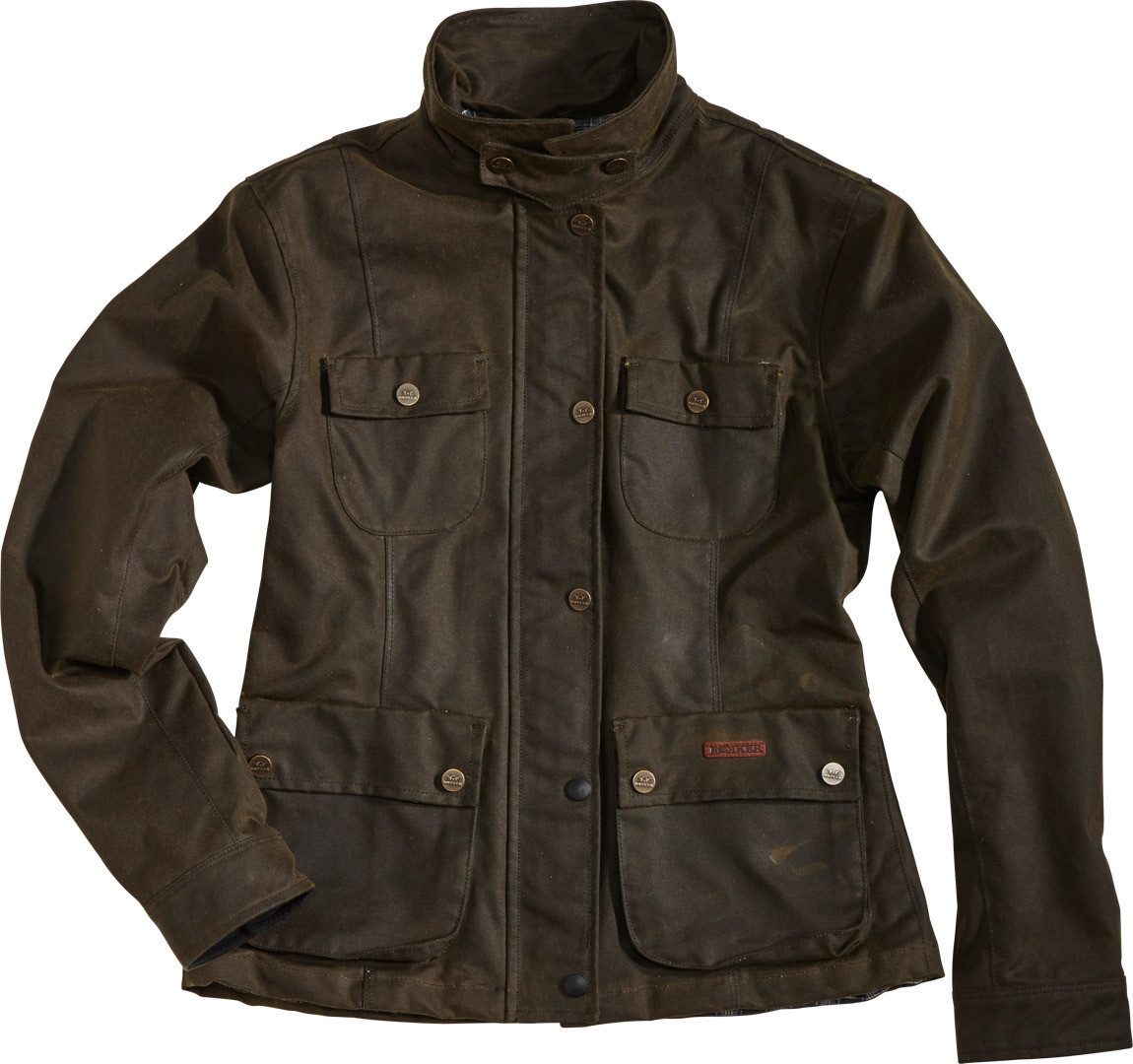 Rokker Motorradjacke Wax Cotton Damenjacke