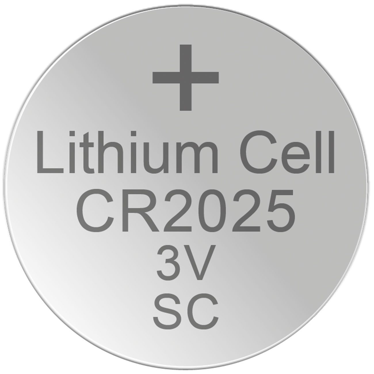 XCell CR2025 Lithium-Knopfzellen, 3V, 170mAh, Für Uhren & Autoschlüssel Knopfzelle, (5 St), Universal-Knopfzelle: Ideal für Thermometer, Uhren, Waagen & Keys