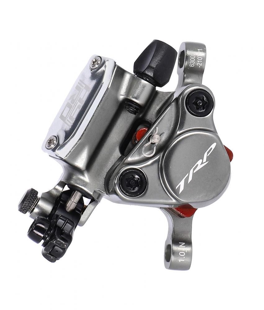 TRP Scheibenbremse TRP Bremssattel HY/RD HD-C705 Flat Mount Grau poliert - zeitgemäße Bre