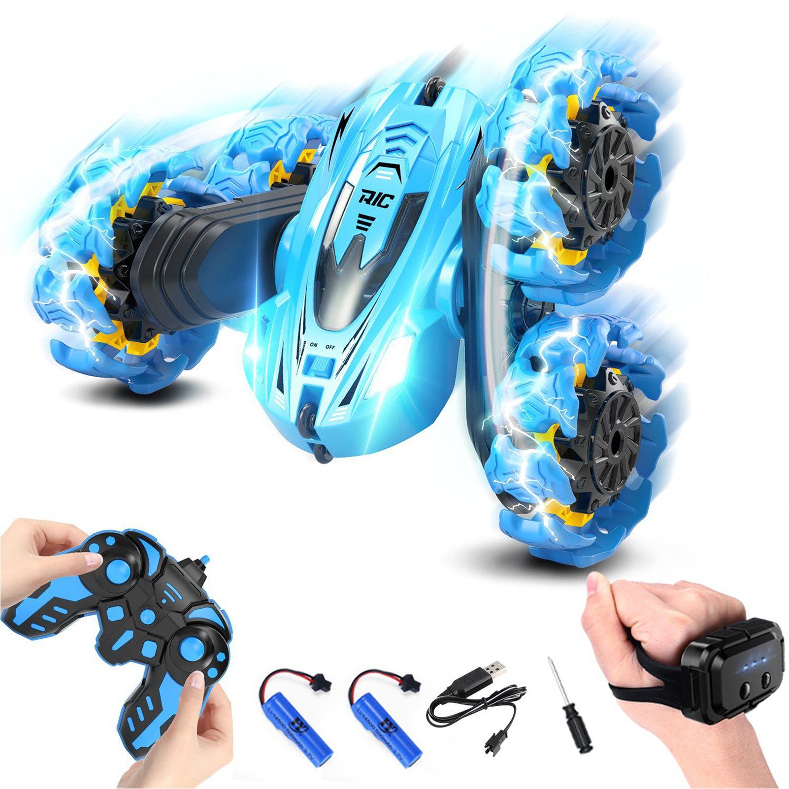 RC-Auto Ferngesteuertes Auto ab 3 4 5 6 8 10 Jahre, 2,4GHz RC Auto Spielzeug