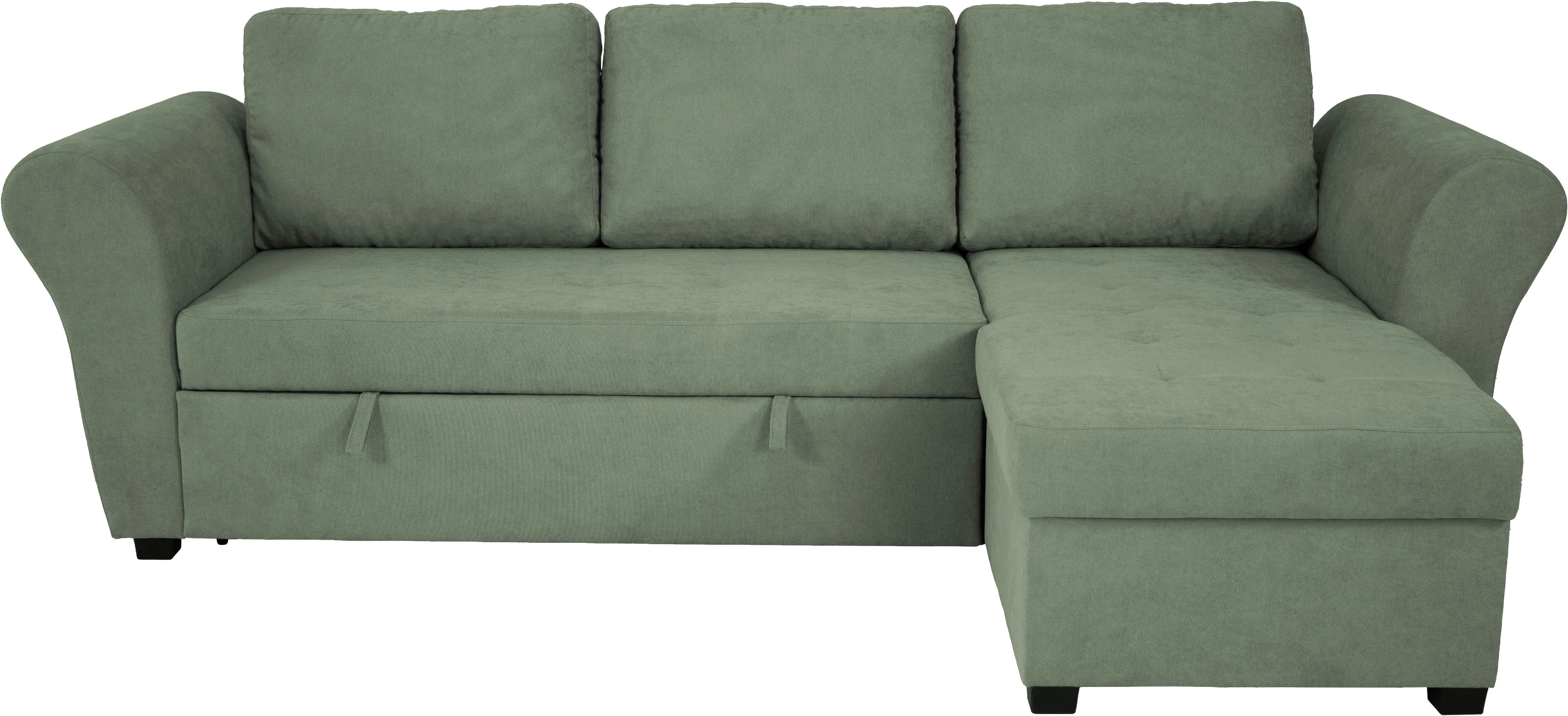 Trends by HG Ecksofa Lasse L-Form, B: 259 cm, mit Schlaffunktion & Bettkasten