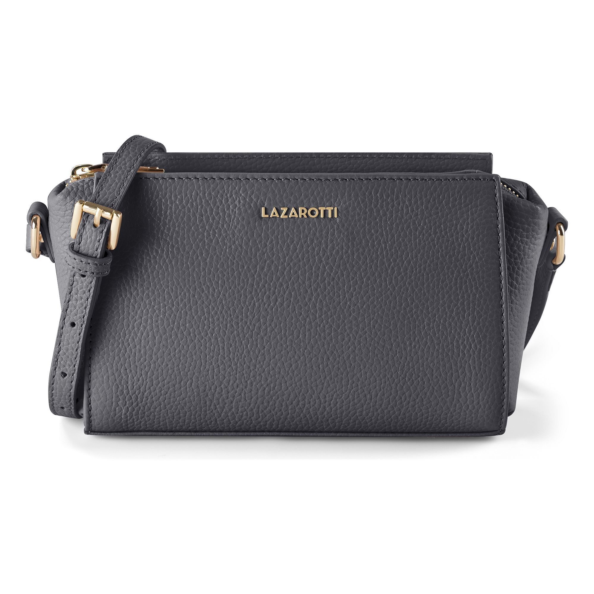 Lazarotti Umhängetasche Bologna Leather, Leder