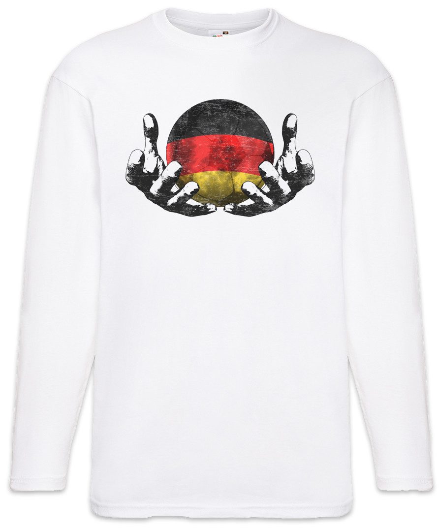 Urban Backwoods Langarmshirt Germany Football Magic Ball Langarm T-Shirt Deutsch Deutschland Fahne (1-tlg) German Deutsche Fußball Fussball