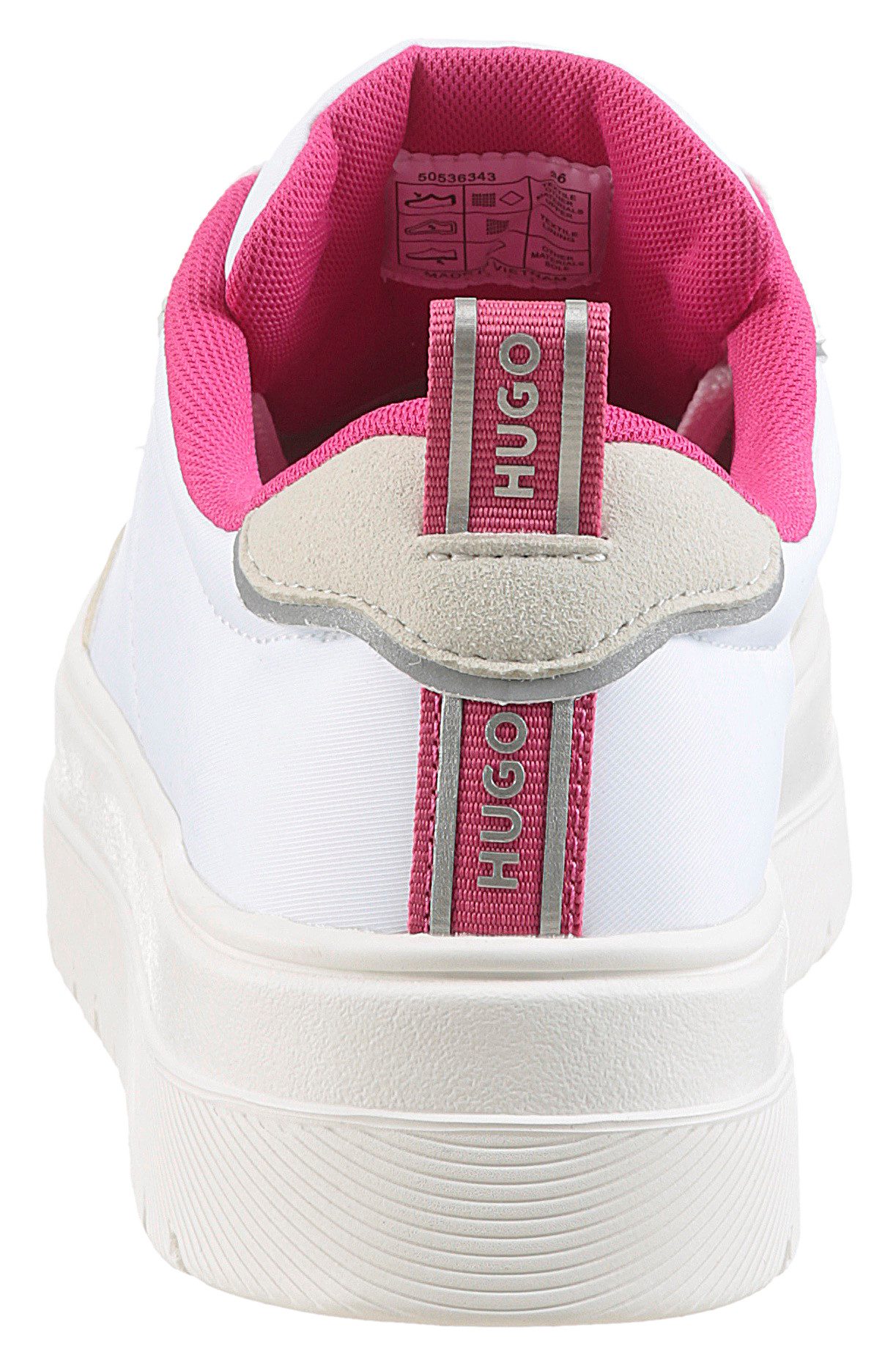 HUGO Lyssa_Tenn Plateausneaker Schnürschuh, Halbschuh, Freizeitsneaker mit günstig online kaufen