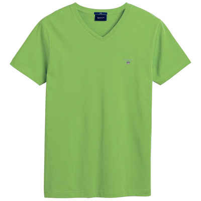 Gant T-Shirt Herren T-Shirt - Original Slim V-Neck T-Shirt
