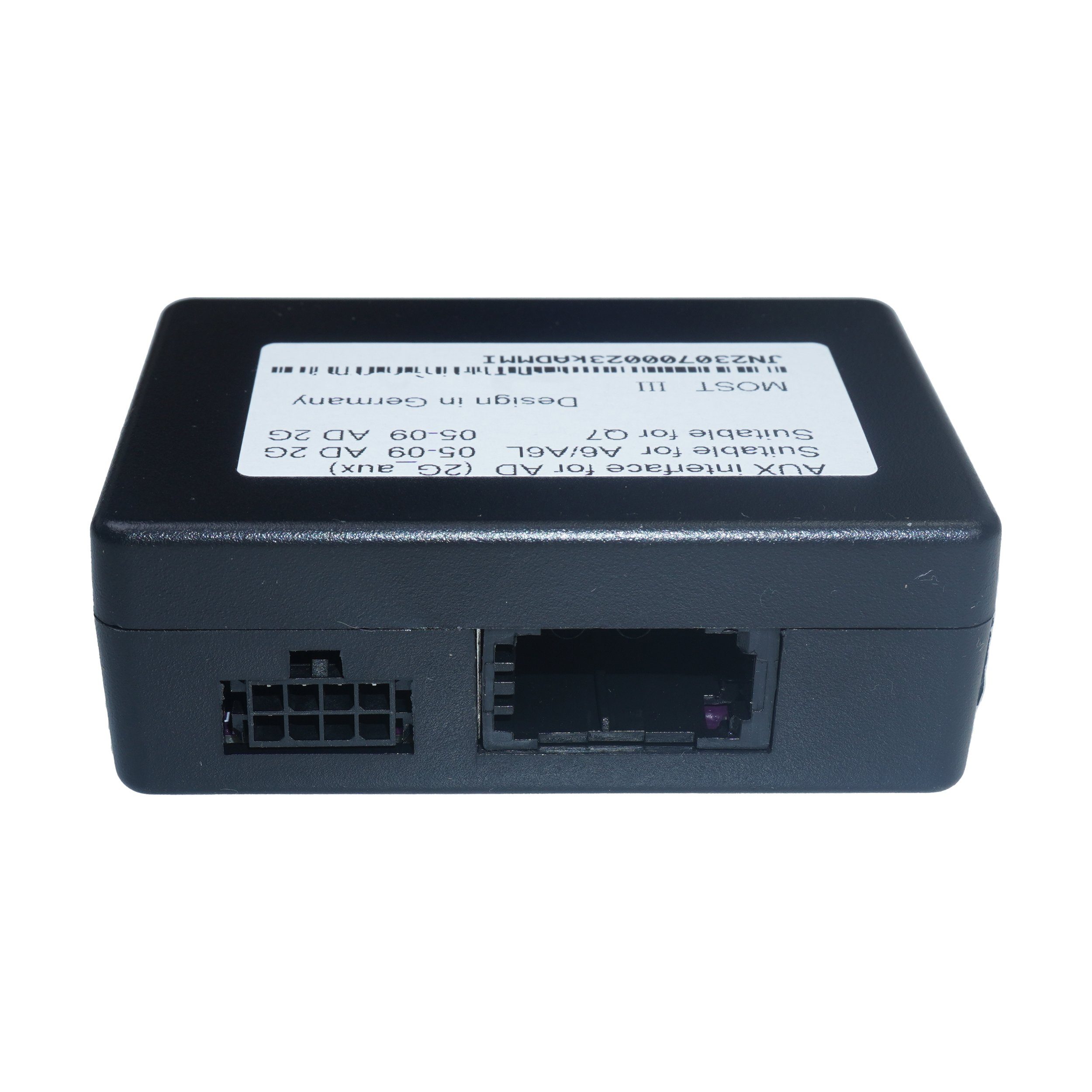 TAFFIO Für AUDI MMI 2G CD CHANGER MOST Fibre Optic to AUX Audio Input Adapter KFZ-Adapter