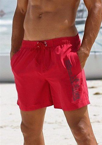 s.Oliver Badeshorts Philip mit Logo-Print im Used-Look – Bild 3 von 5
