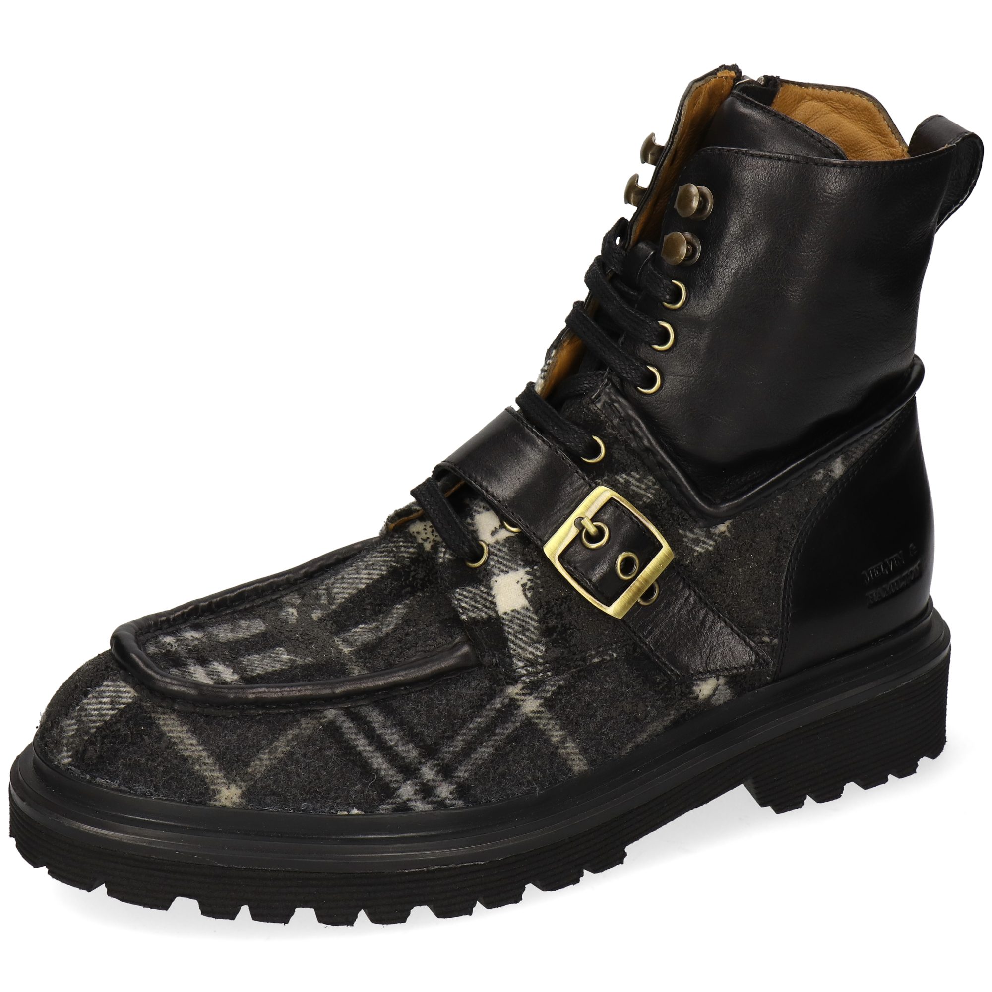 Melvin & Hamilton Matteo 2 Leder-Stiefeletten für Herren Stiefelette Flache Absätze, Echtes Leder
