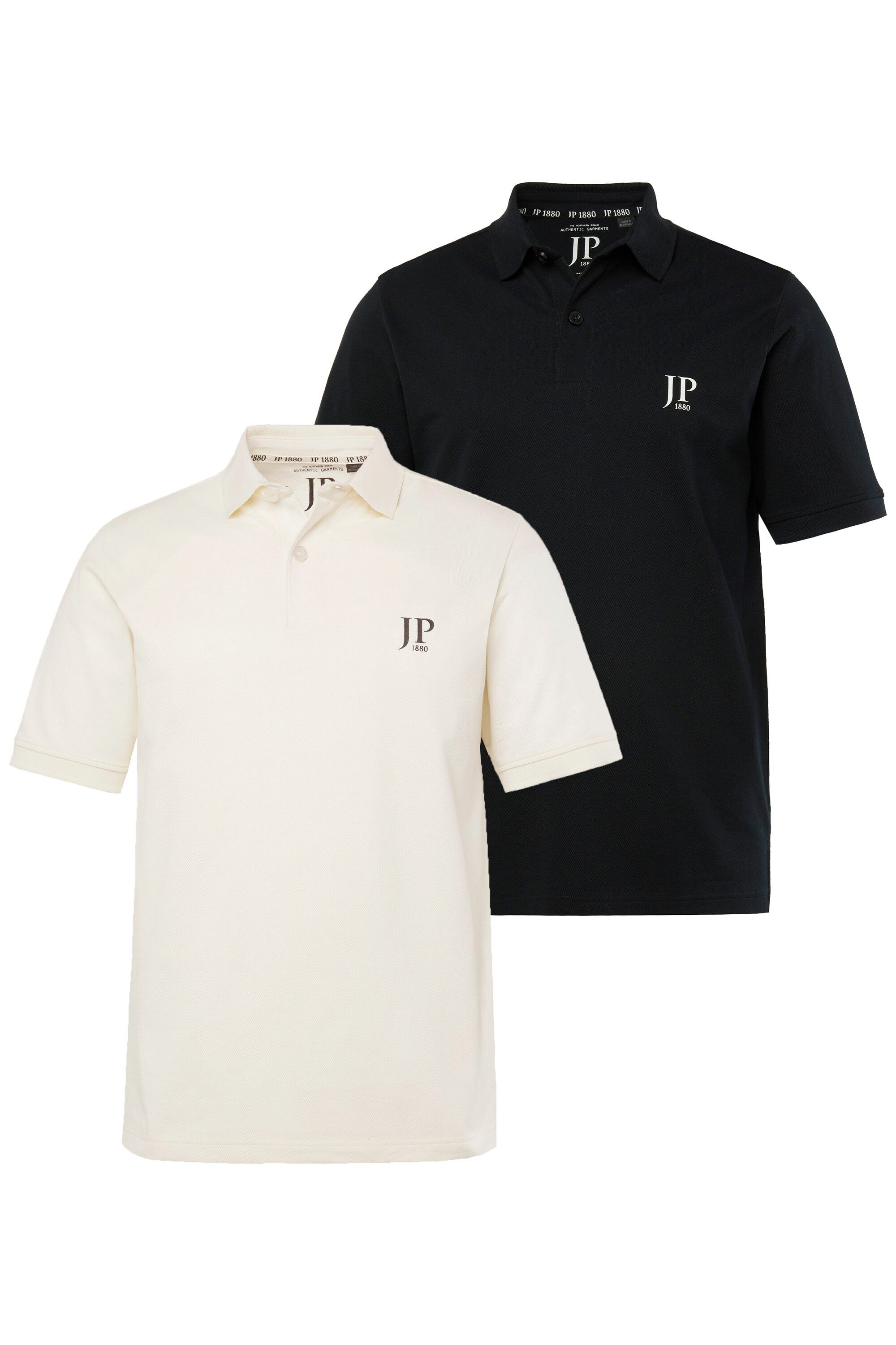 JP1880 Poloshirt Poloshirts Basic 2er-Pack Piqué günstig online kaufen